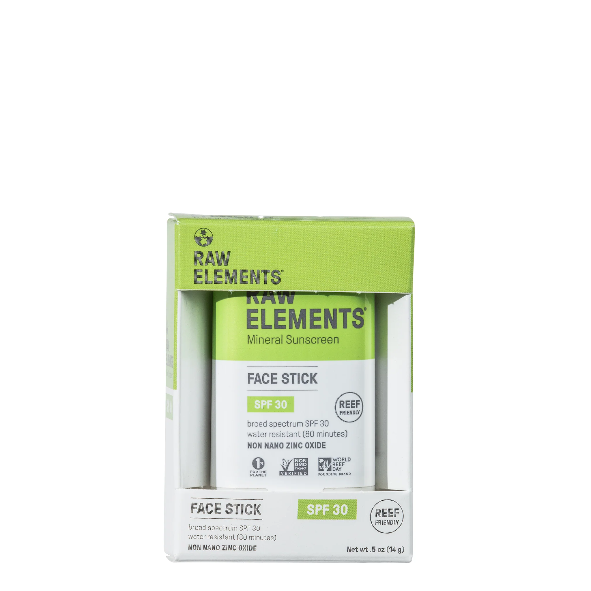 Breathable Raw Elements Face Stick - SPF 30 Premium