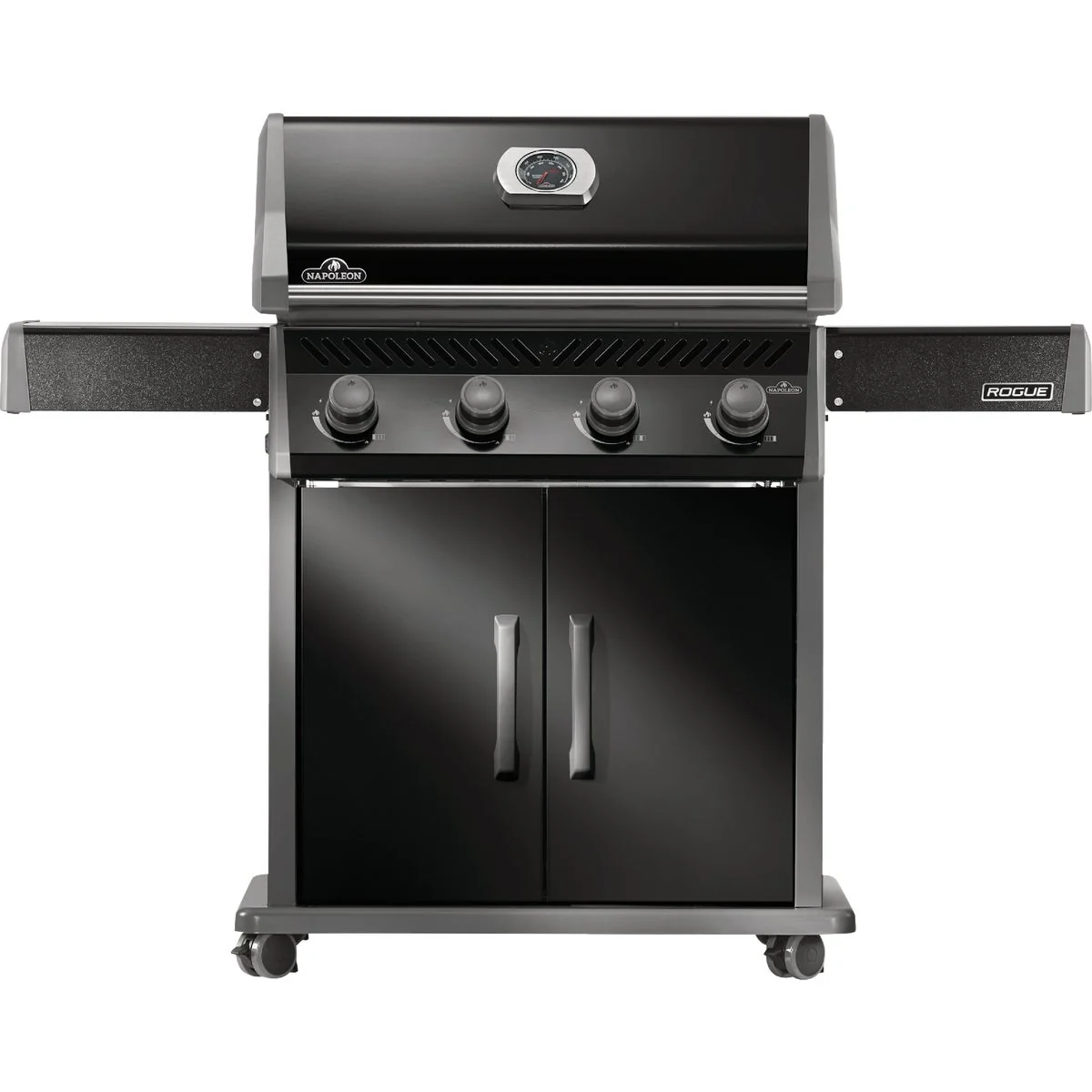 Long-Lasting Napoleon Rogue 525 Natural Gas Grill Black Traditional