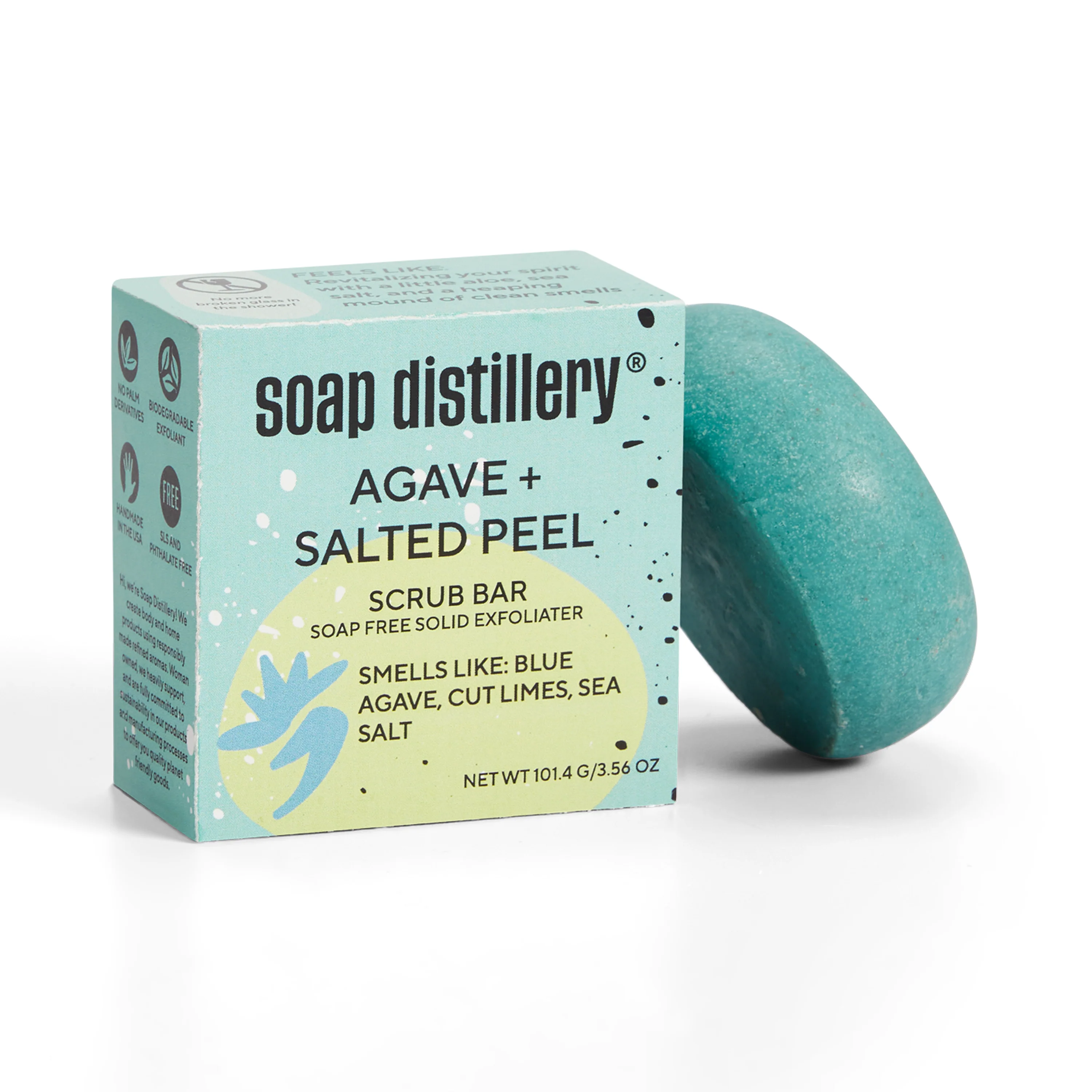 Advanced Soap Distillery Body Scrub Bar Powerful