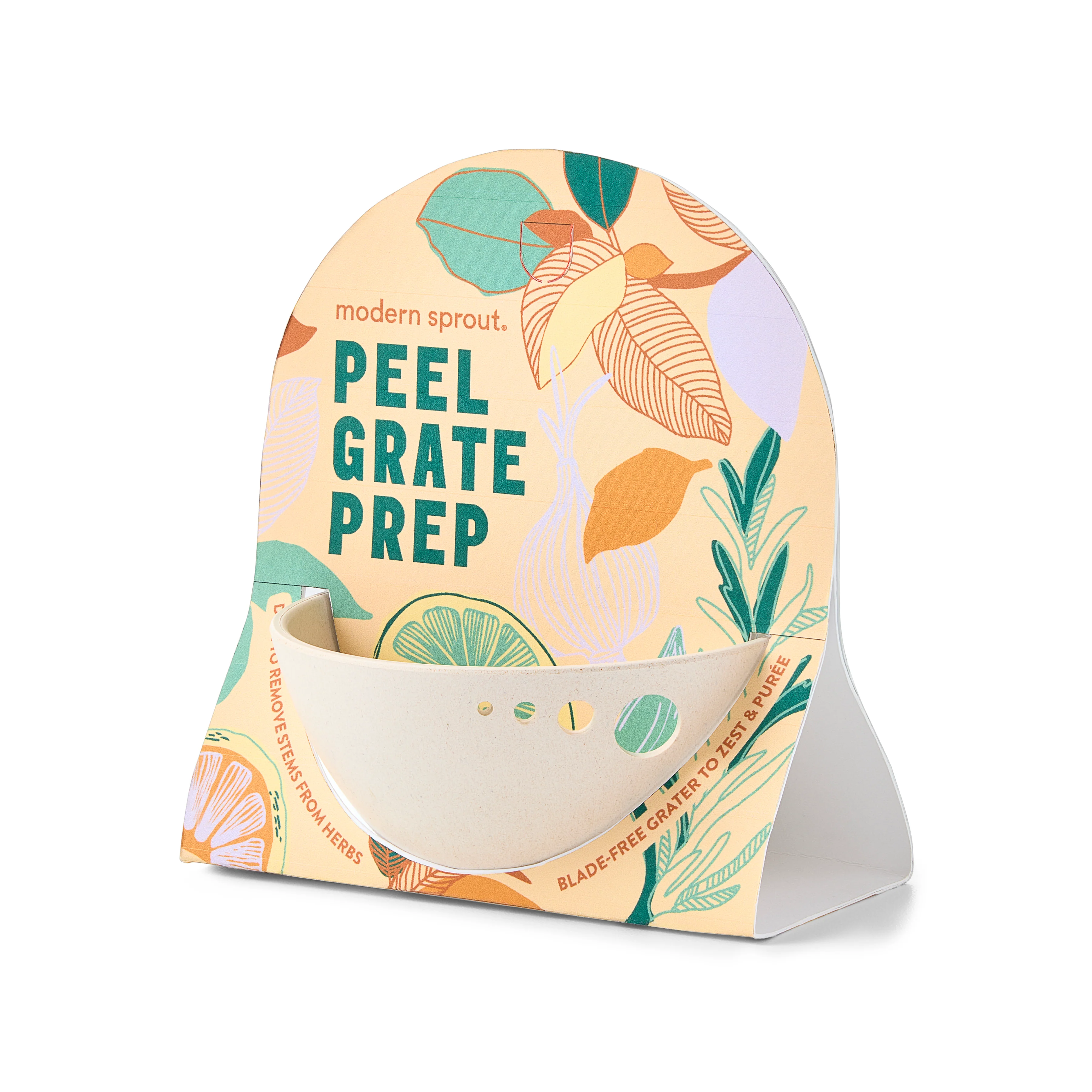 Smooth Modern Sprout Peel Grate Prep Dish Functional