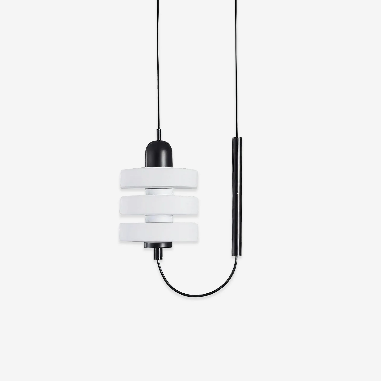 Fine Crafted Kleine Noordse glazen hanglamp Enhanced
