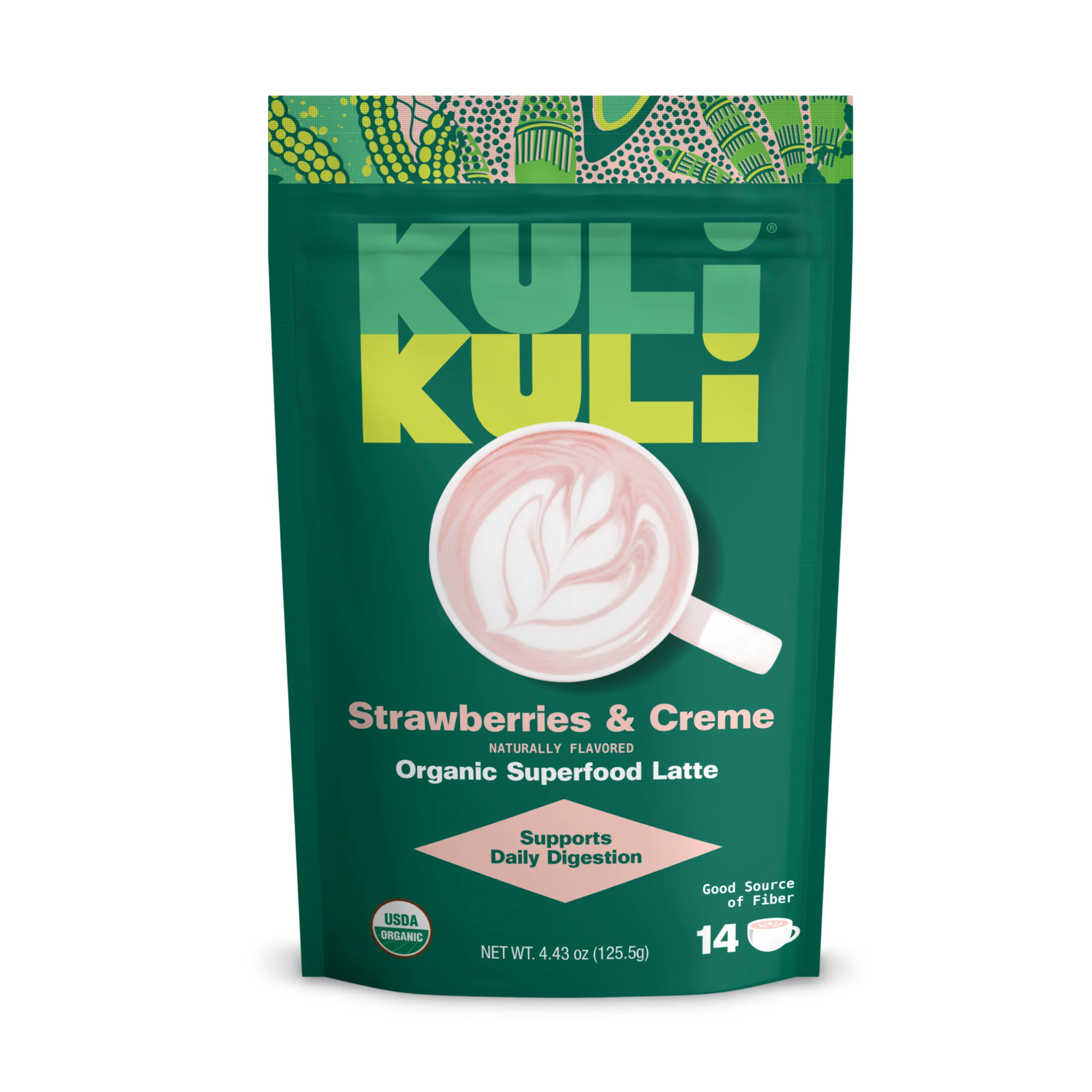 Recyclable Kuli Kuli Foods Gut Health Organic Superfood Latte Stylish