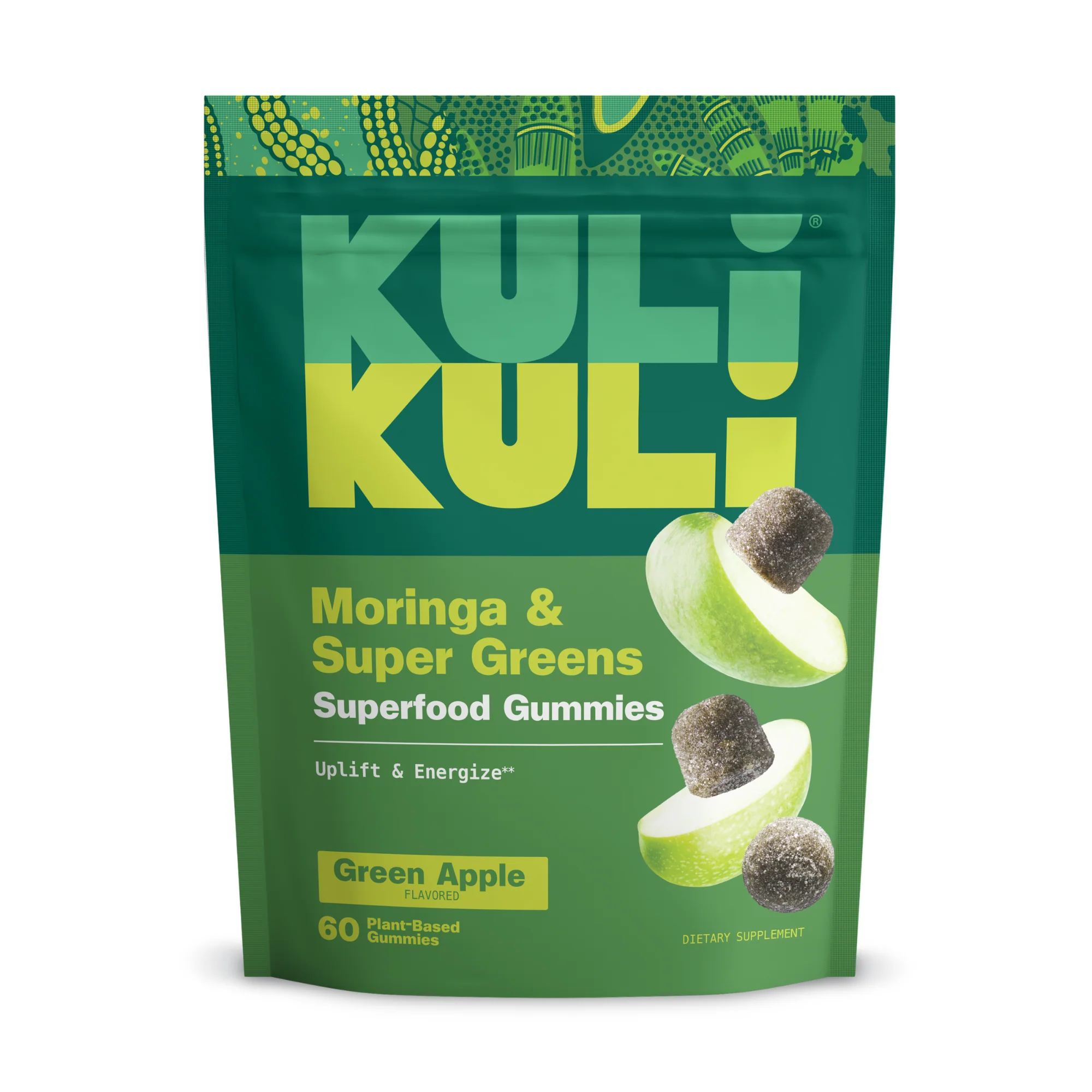User-Friendly Kuli Kuli Foods Moringa and Super Greens SuperGummies Stylish