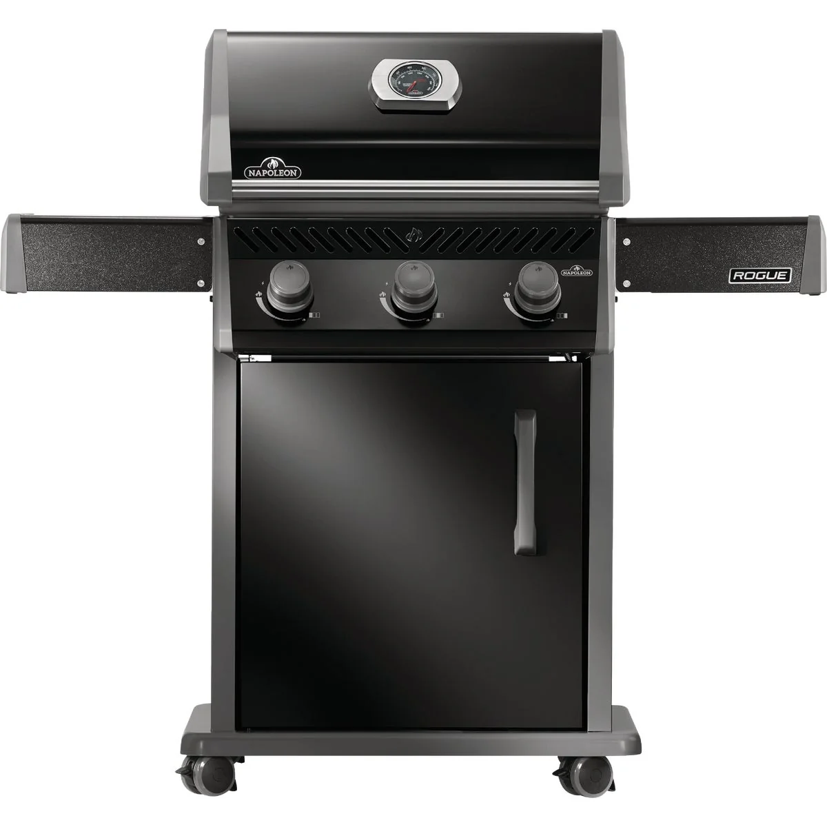 Smooth Napoleon Rogue 425 3-Burner Natural Gas Grill Black Fine Crafted