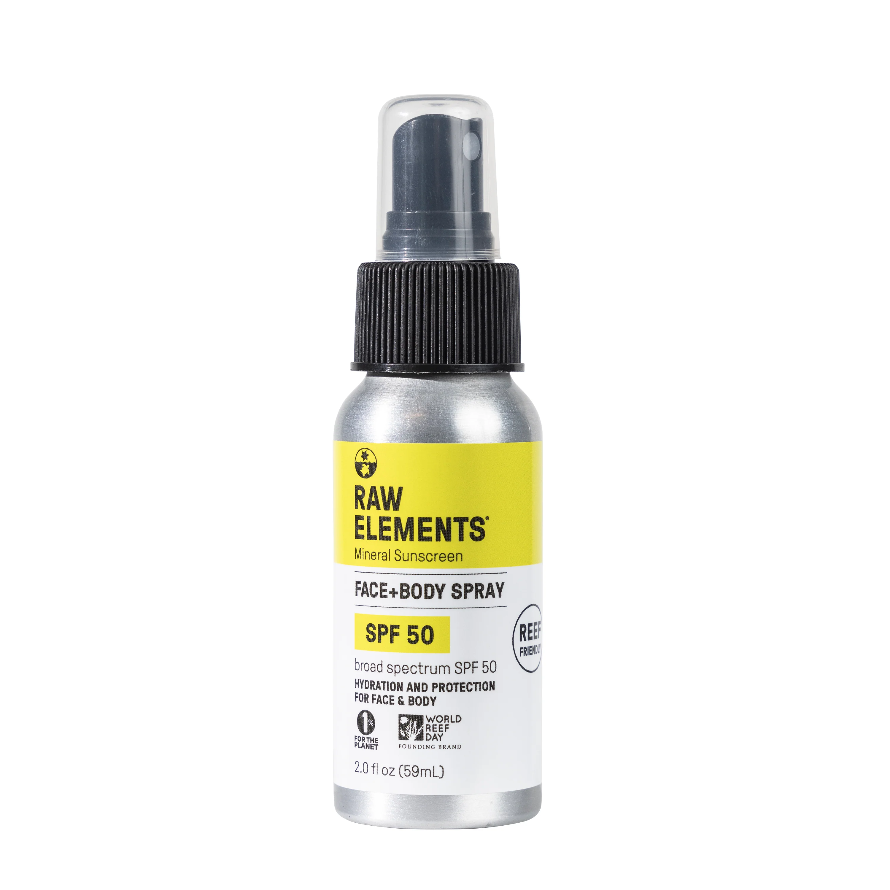 Detailed Raw Elements Face Body Spray - SPF 50 Safe