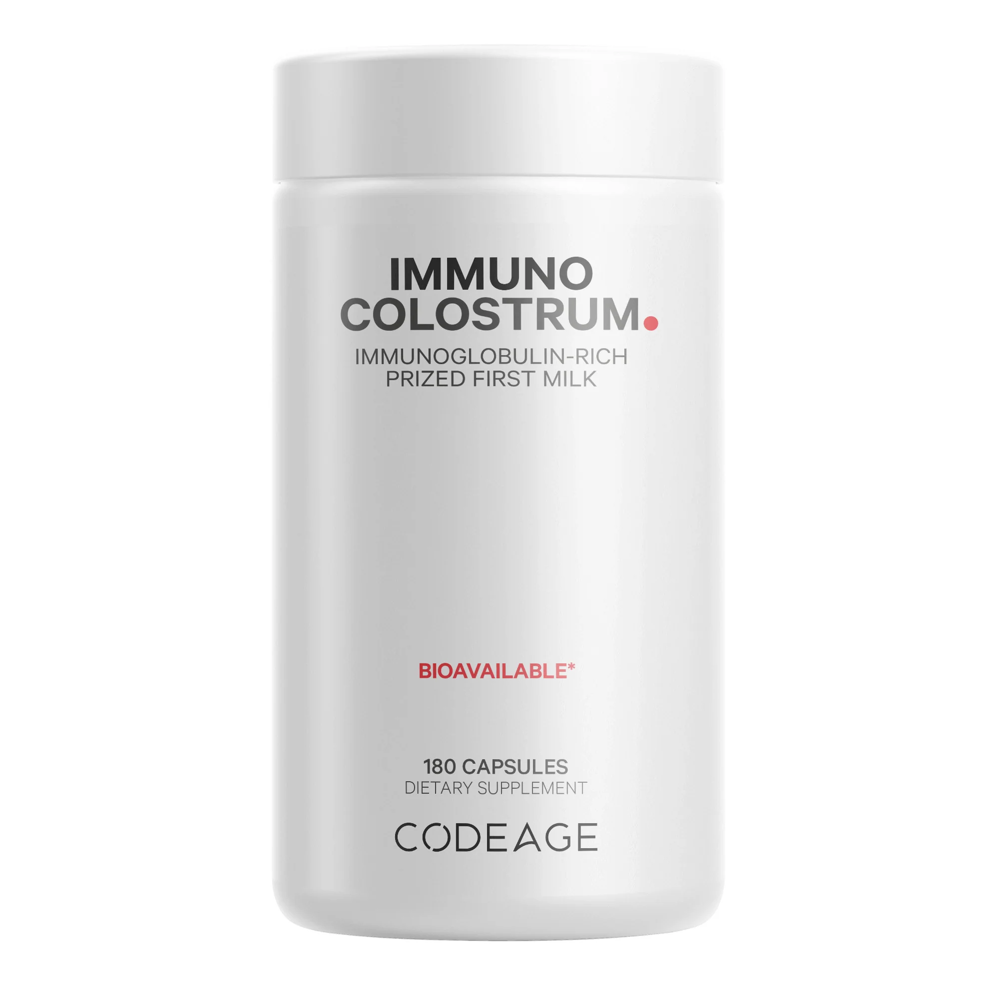 Sophisticated Codeage Immuno Colostrum Supplement Recyclable