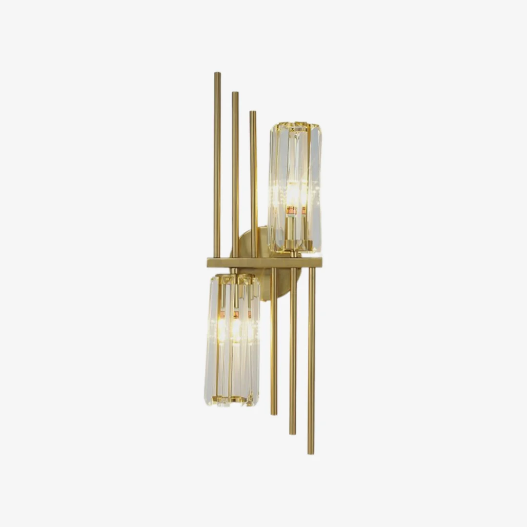 Original Drie Kristallen Wandlamp Soft