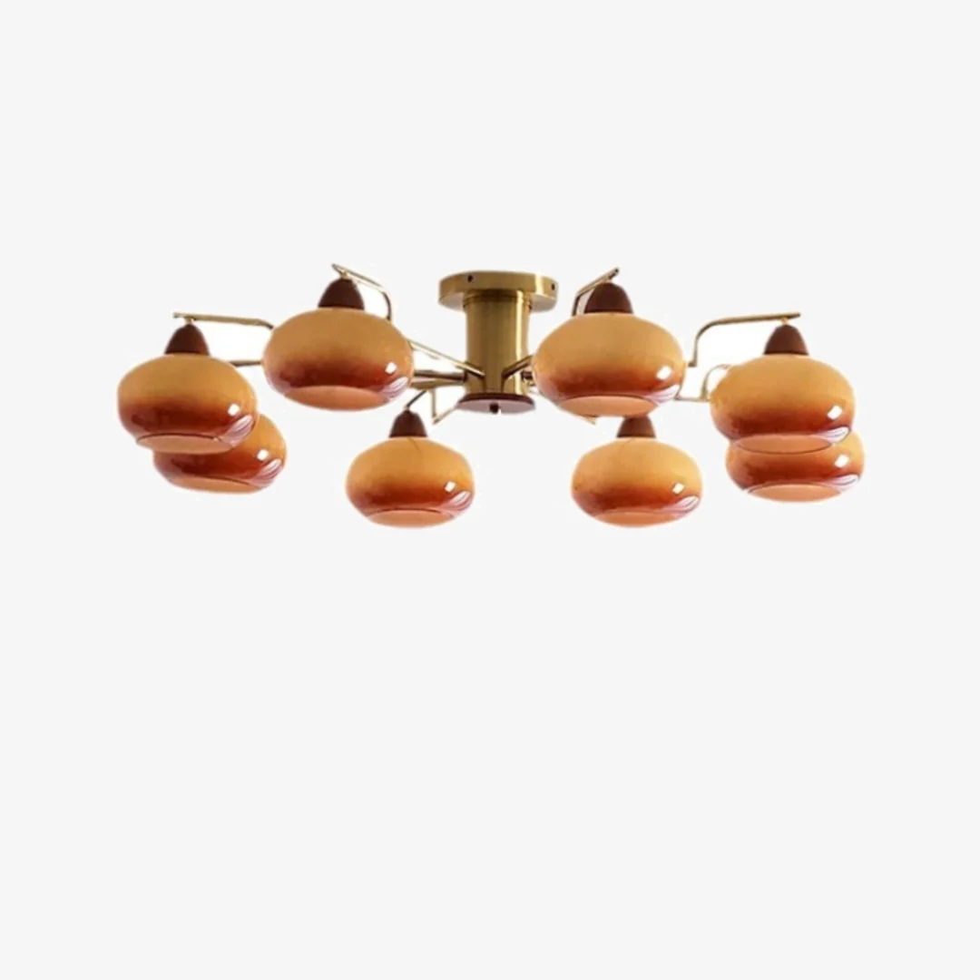Soft Bauhaus Persimmon Plafondlamp Reusable