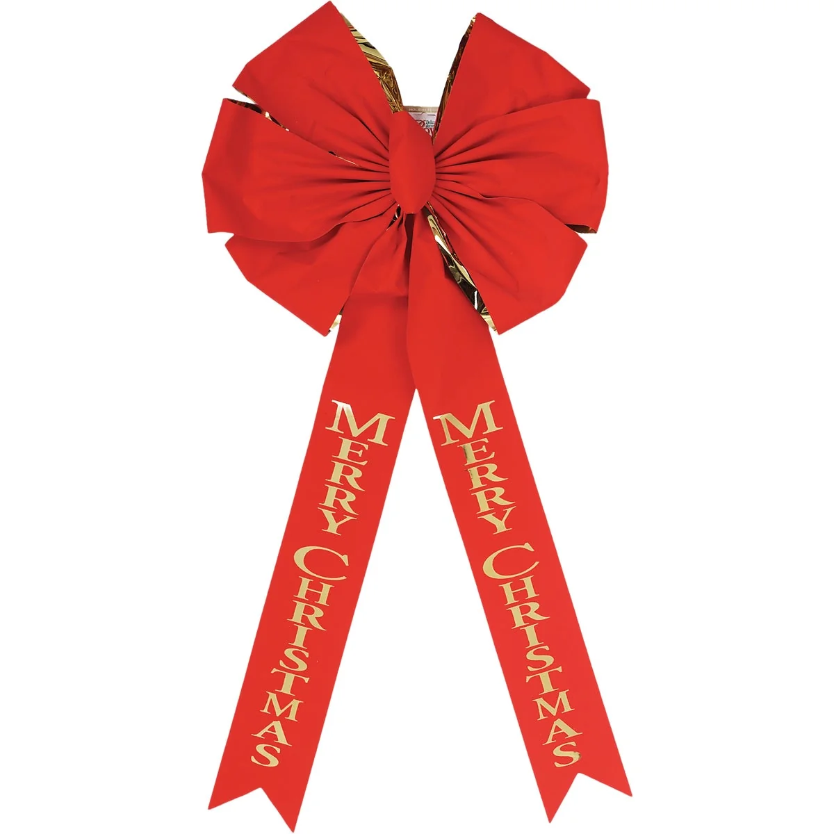 User-Friendly Holiday Trims 7-Loop 18 In. x 36 In. Red Velvet Deluxe Bow Quality
