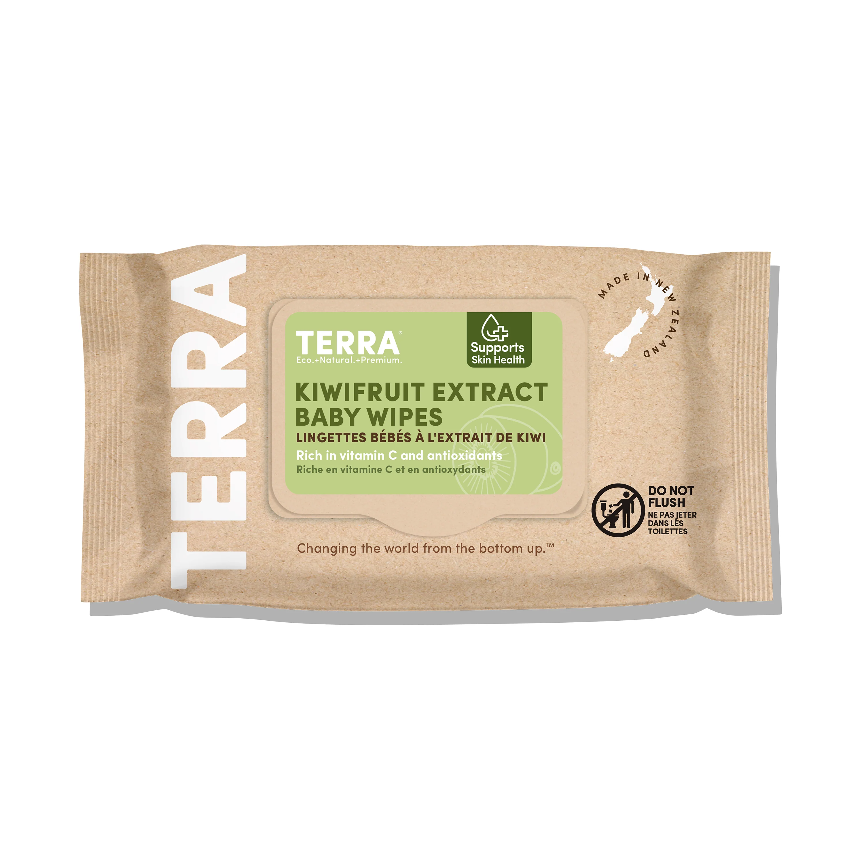 Crafted Terra Baby Wipes - Kiwi Fruit Premium