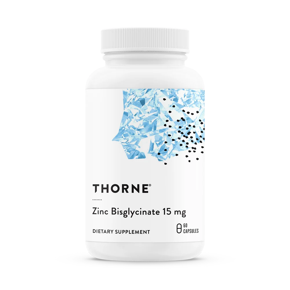 Breathable Thorne Zinc Bisglycinate 15mg Fine Crafted