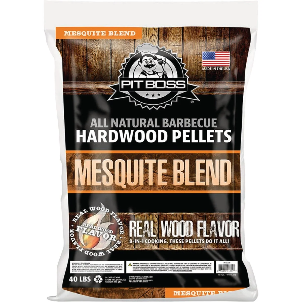 Optimized Pit Boss Mesquite Blend 40 Lb. Hardwood Pellets Effective