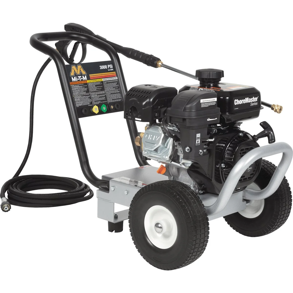 Sophisticated Mi-T-M Chore Master 3000 PSI 2.4 GPM 212cc Gas Pressure Washer Professional
