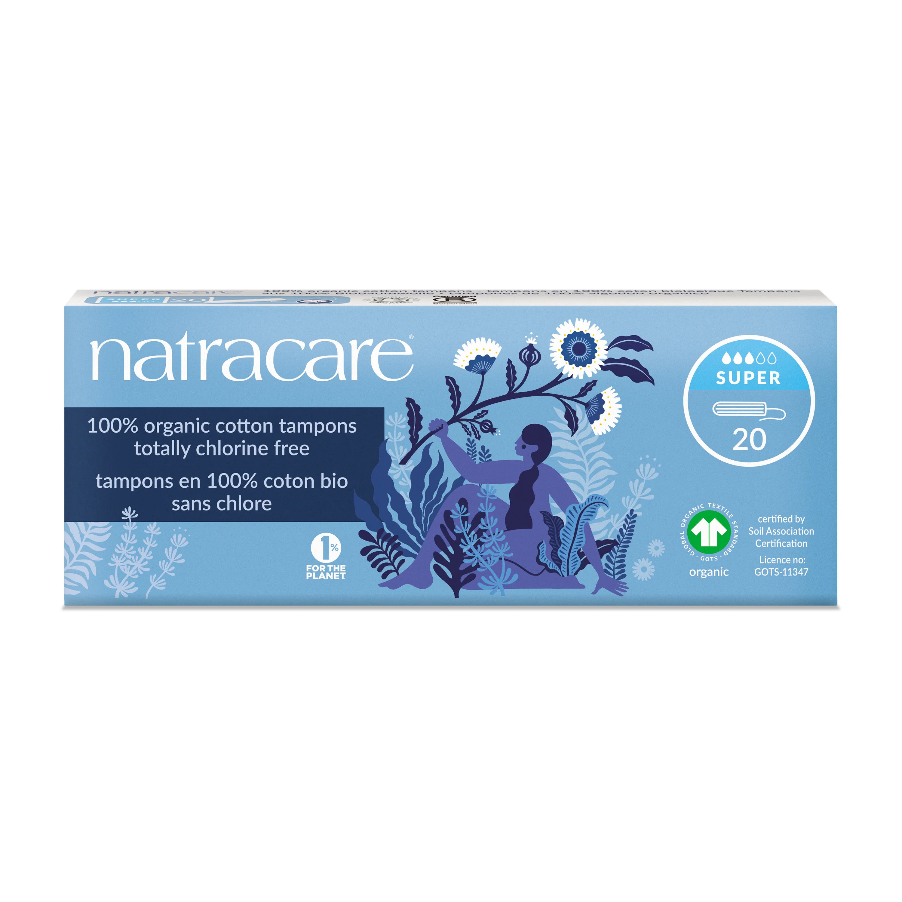 Casual Natracare Non Applicator Super Tampons Artisan