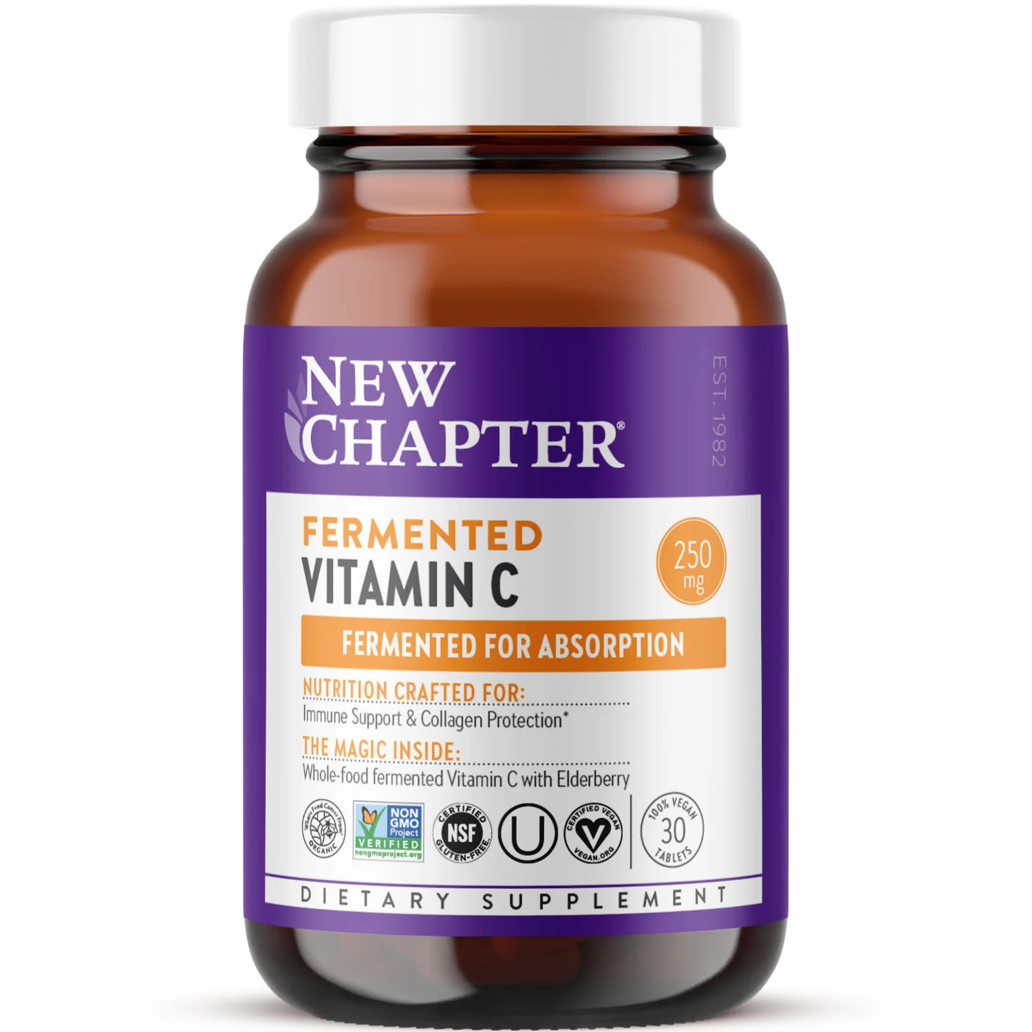 Natural New Chapter Fermented Vitamin C Supplement High-Quality