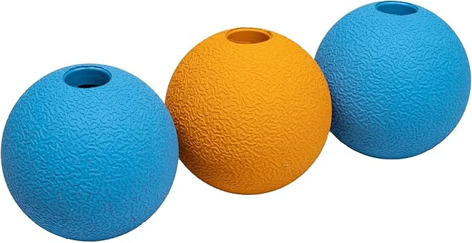 User-Friendly Amazon Basics Interactive Bouncy Durable Rubber Dog Toy Balls 2.5 inch Original