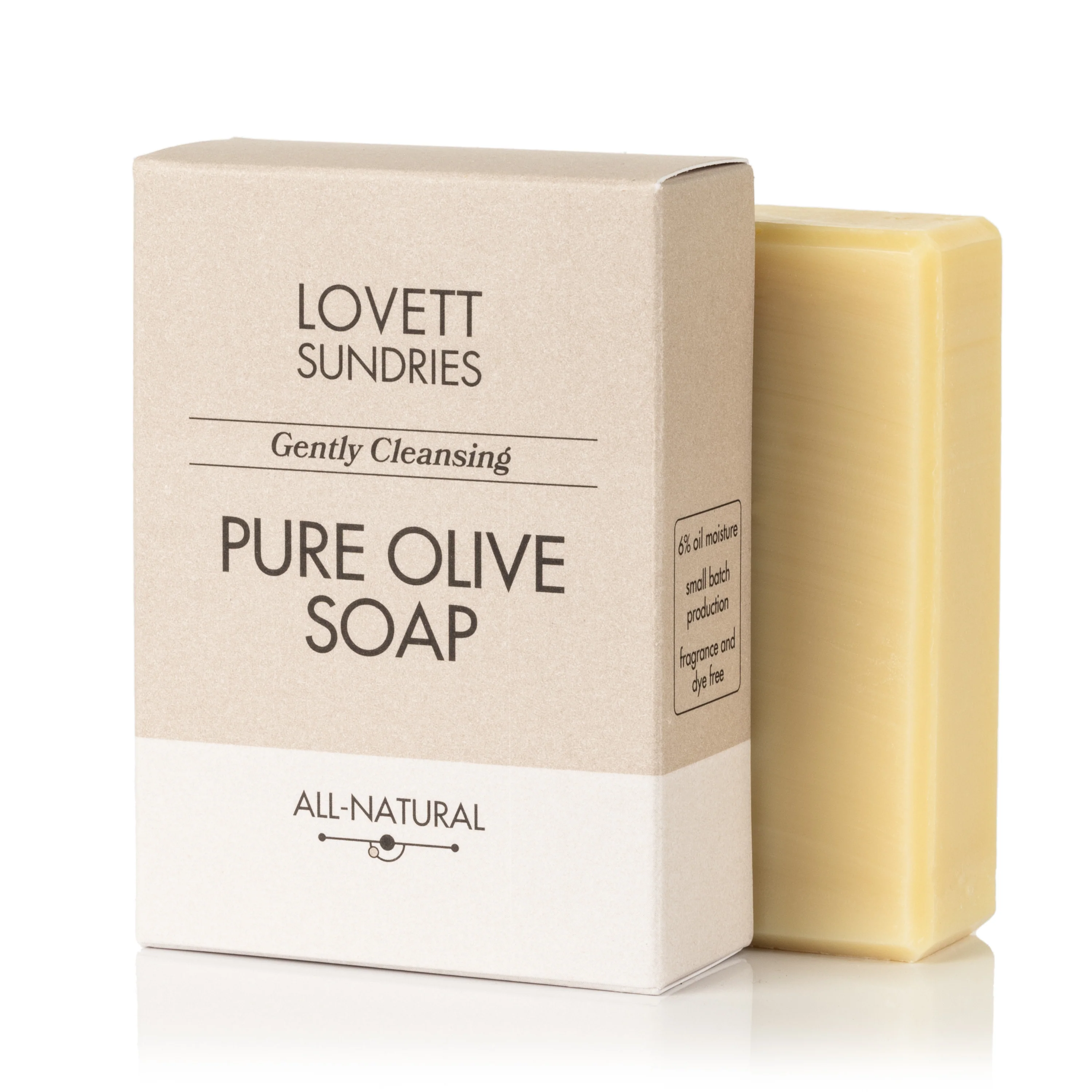Luxury Lovett Sundries Pure Olive Oil Soap Professional