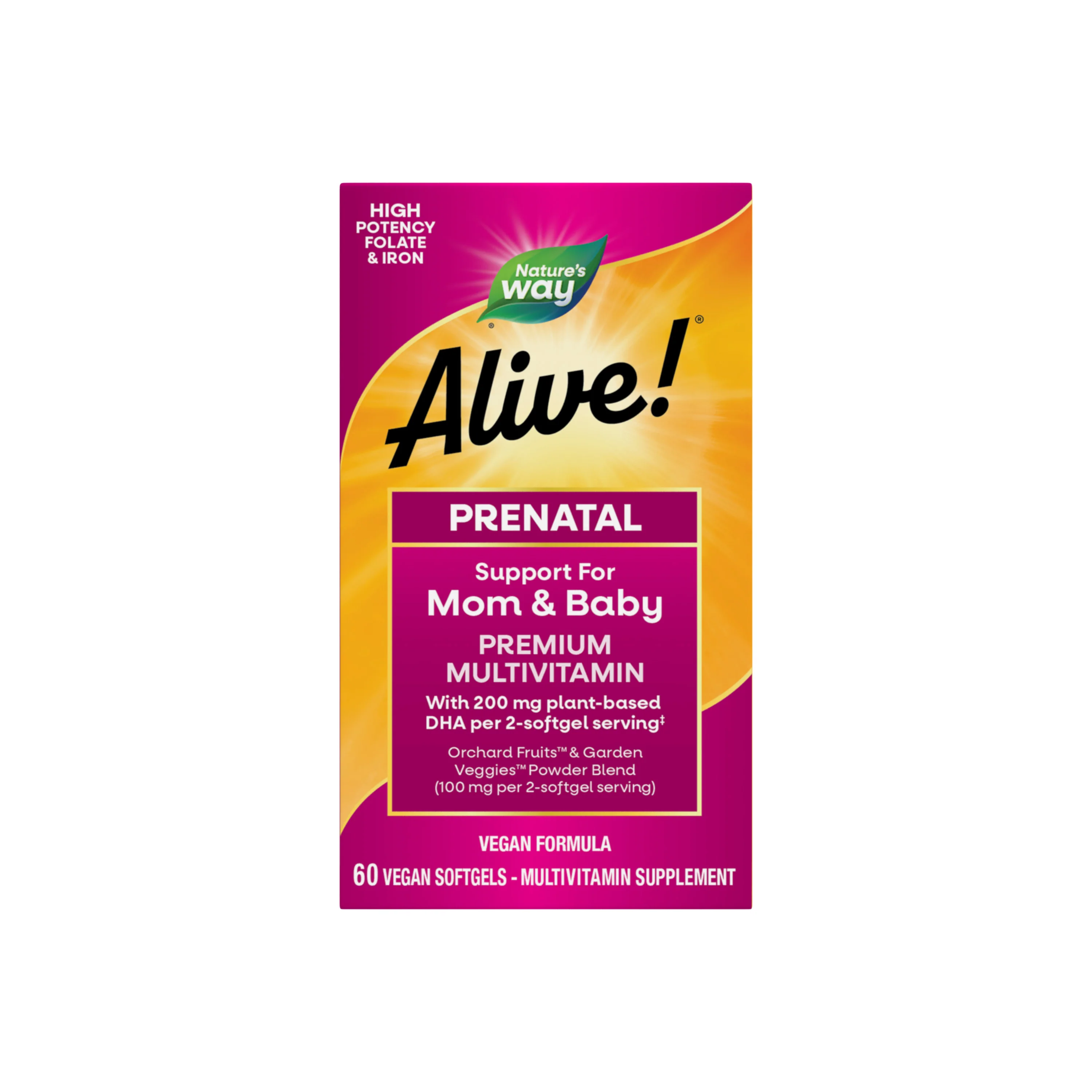 Next-Generation Nature's Way Alive ® Premium Prenatal Multivitamin Reusable