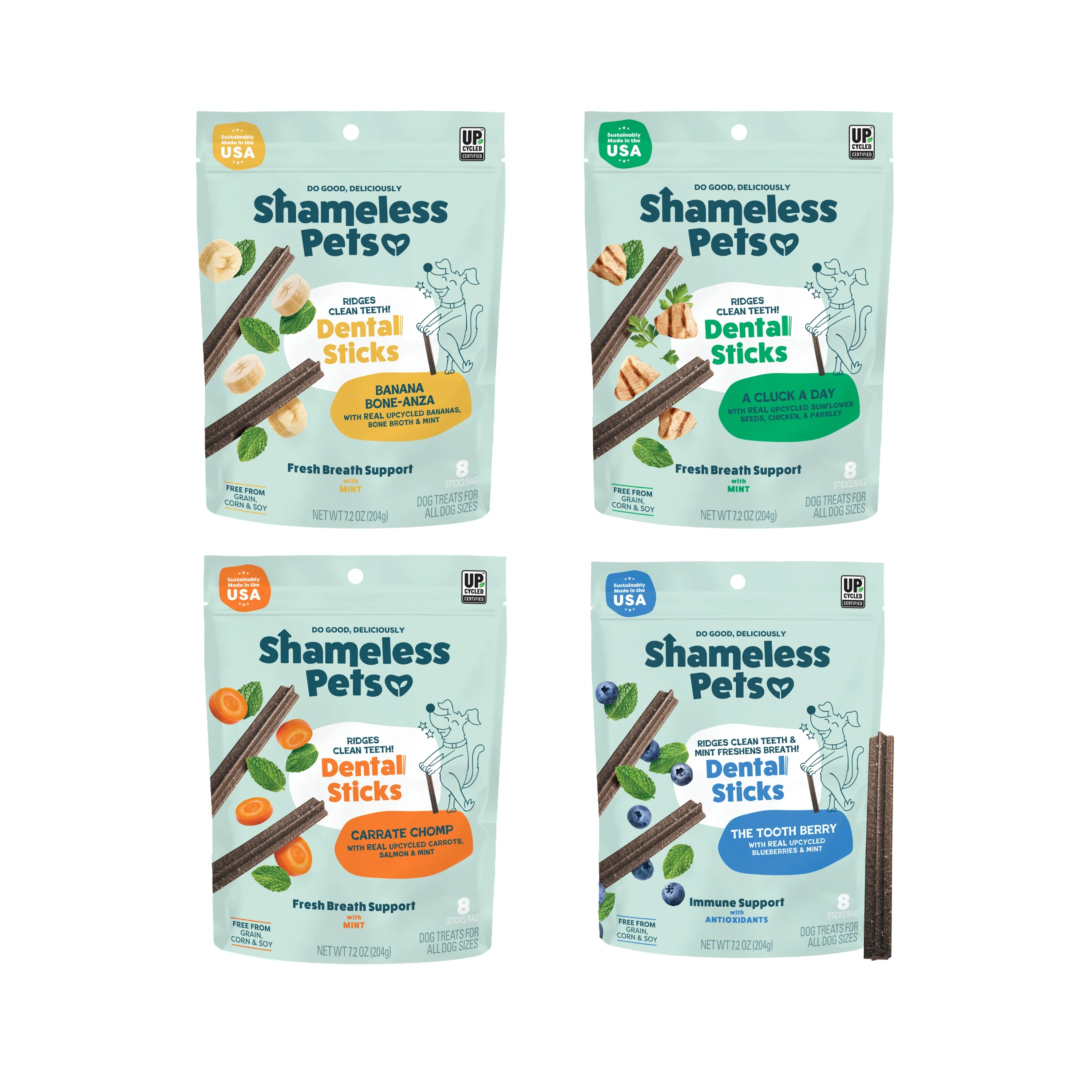 Elite Shameless Pets Dental Sticks Variety Pack Refined
