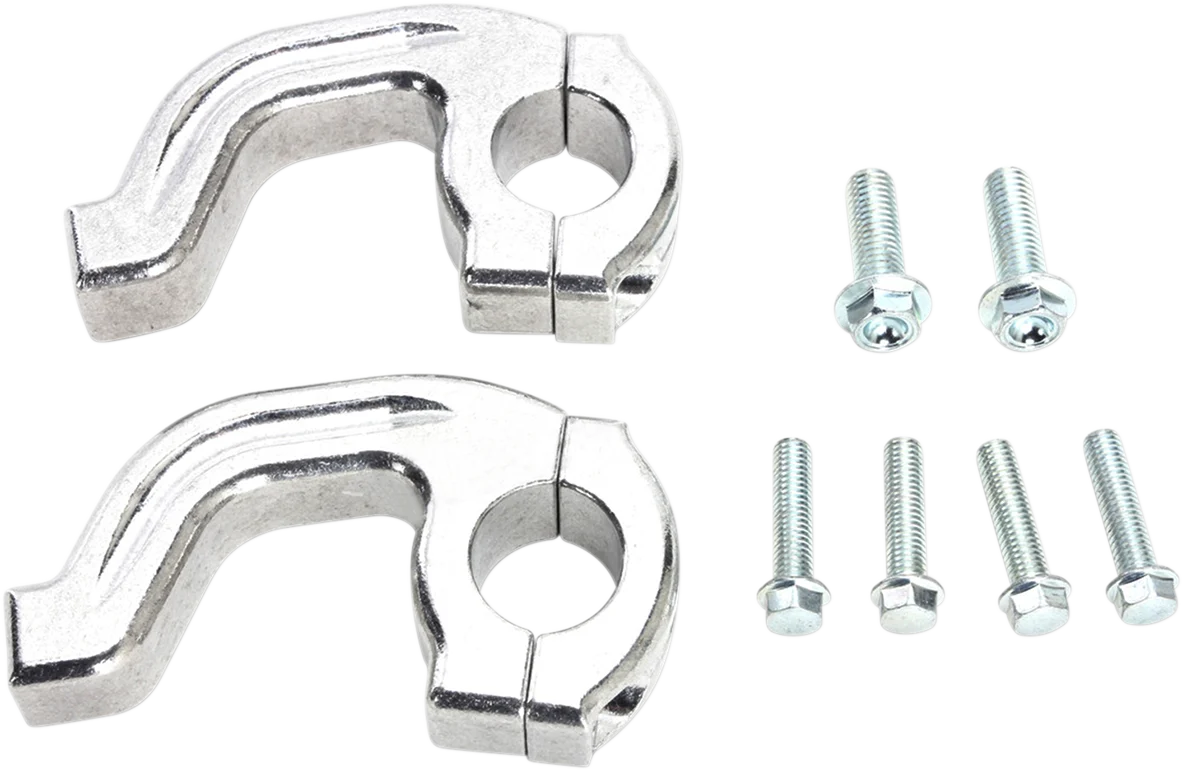 Convenient MOOSE RACING Handguard Clamp - Contour - 7 8 - Silver 50-232S Elegant