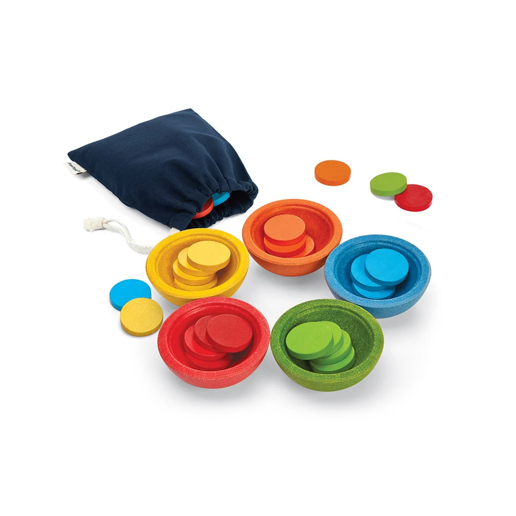 Advanced PlanToys Sort Count Cups Color Sorting Toys Elite