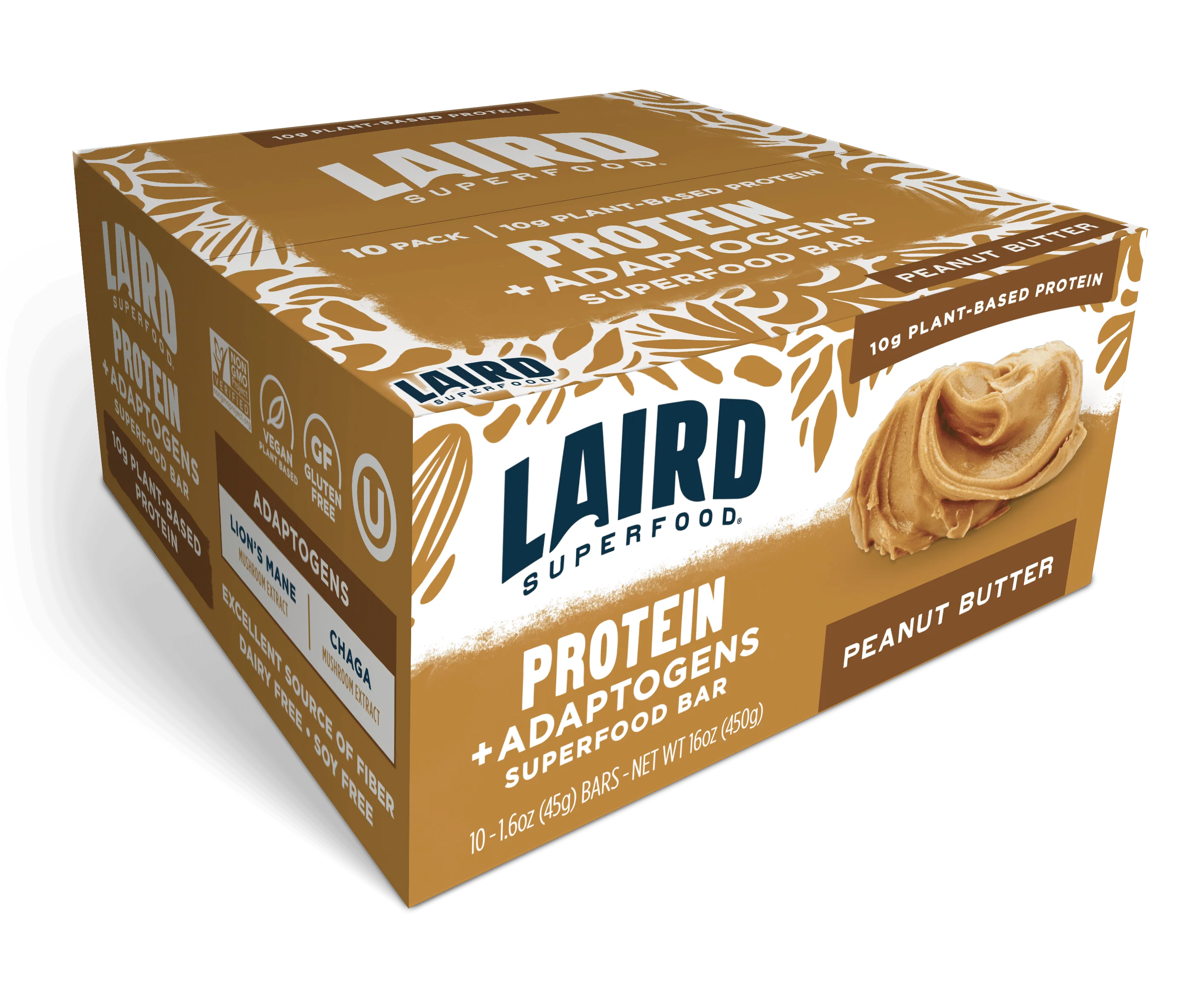 Crafted Laird Superfood Peanut Butter Protein Bars Dependable