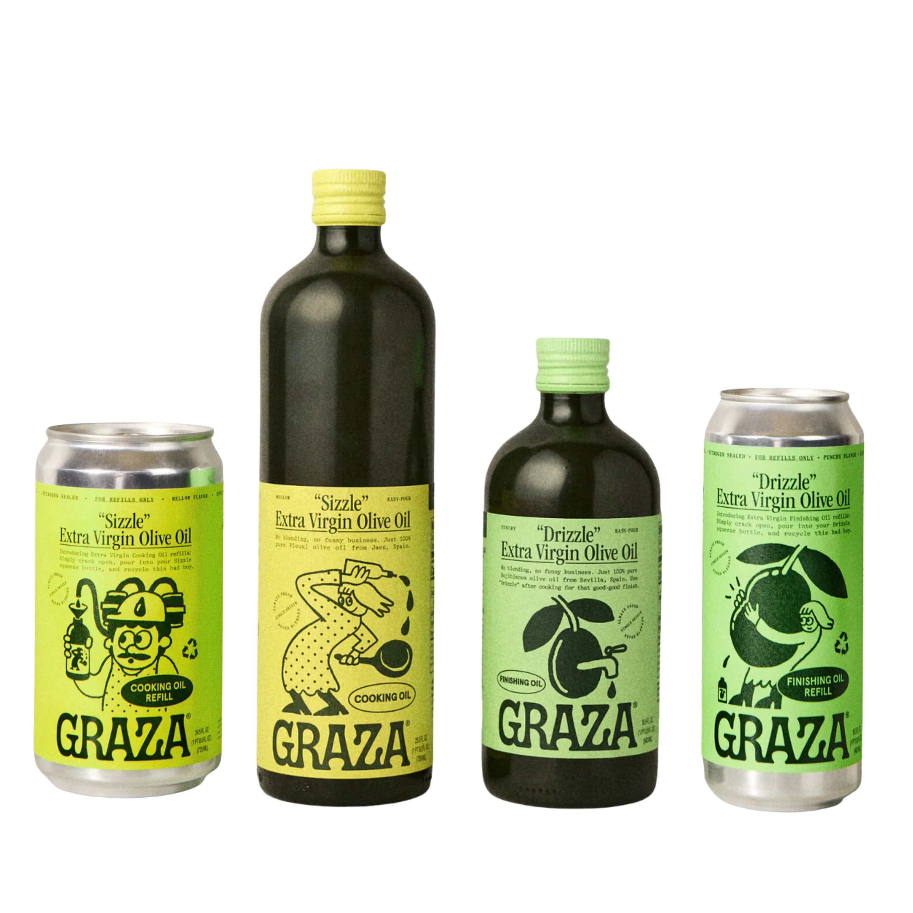 Casual Graza Olive Oil Set - Glass Luxury