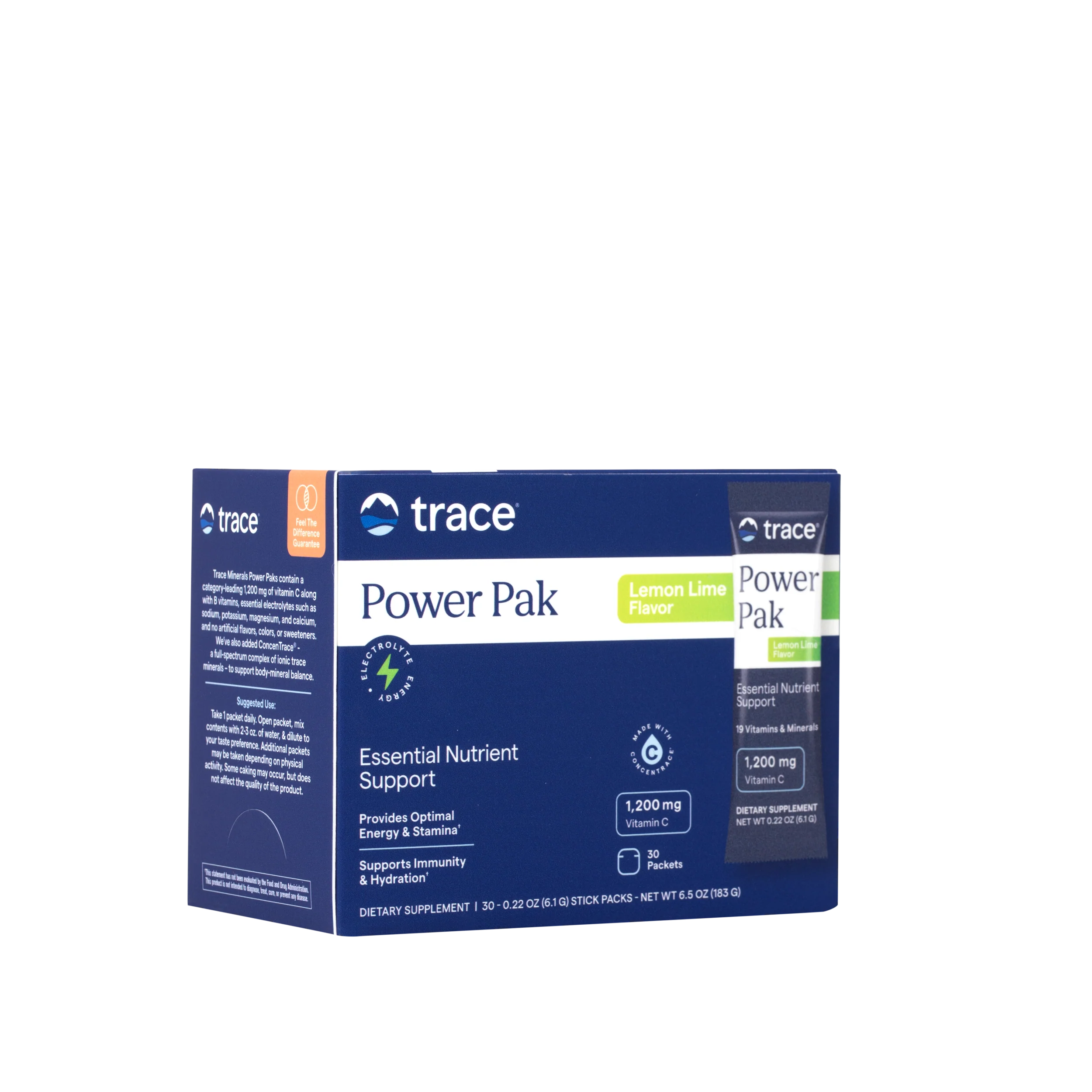 Natural Trace Minerals Power Pak - Essential Nutrient Support Packets Traditional