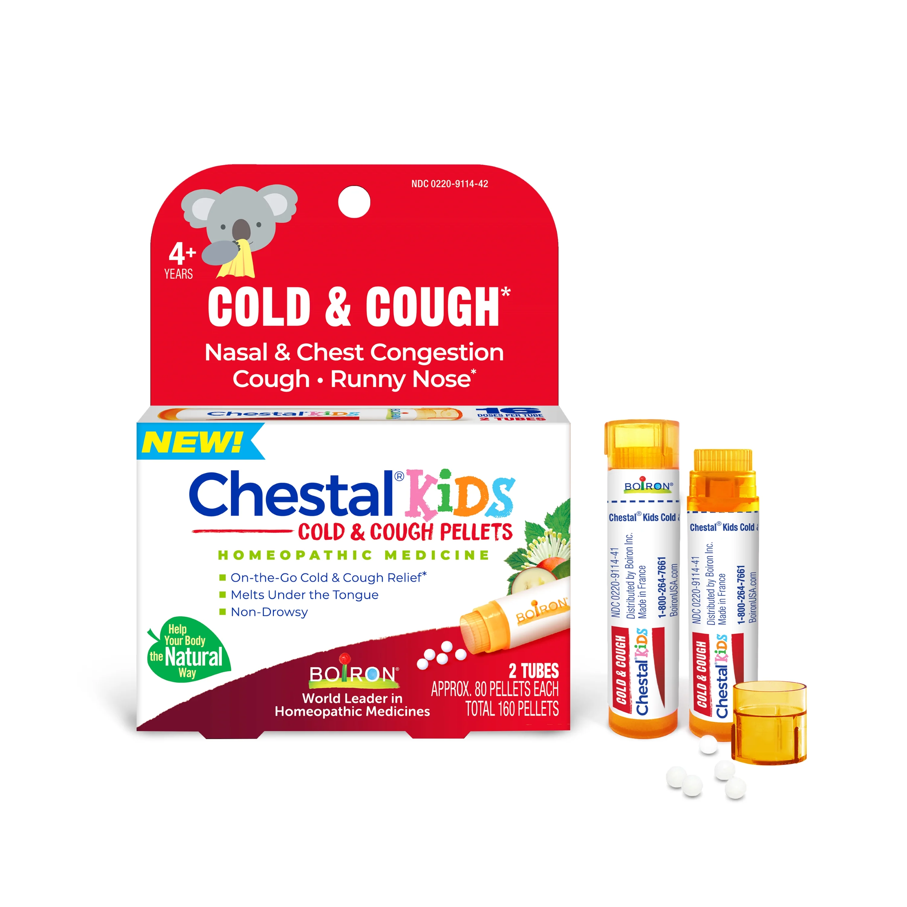 High-Quality Boiron Chestal Kids Cold Cough Pellets Fine