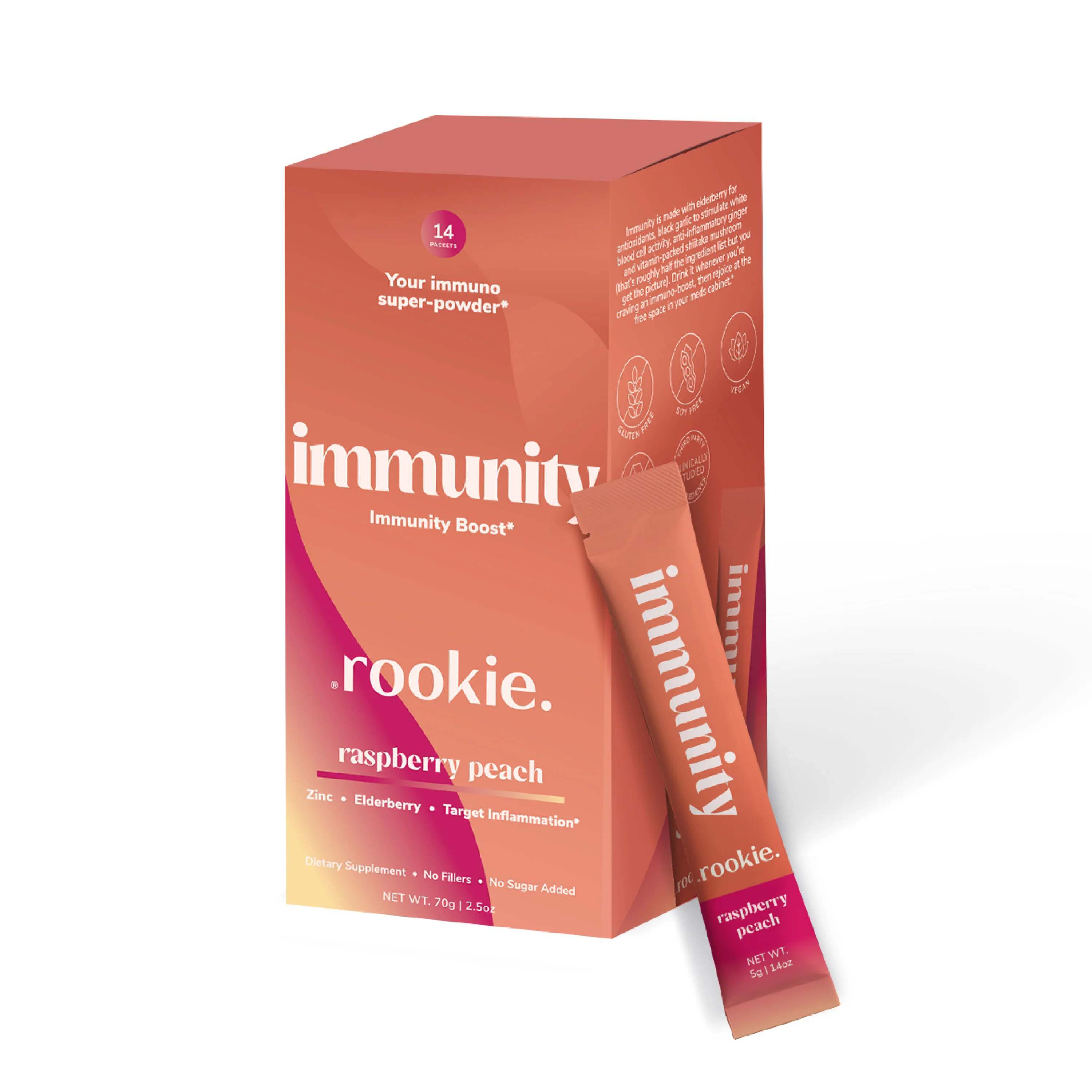 Enhanced Rookie Wellness Immunity Powder Packets Excellent