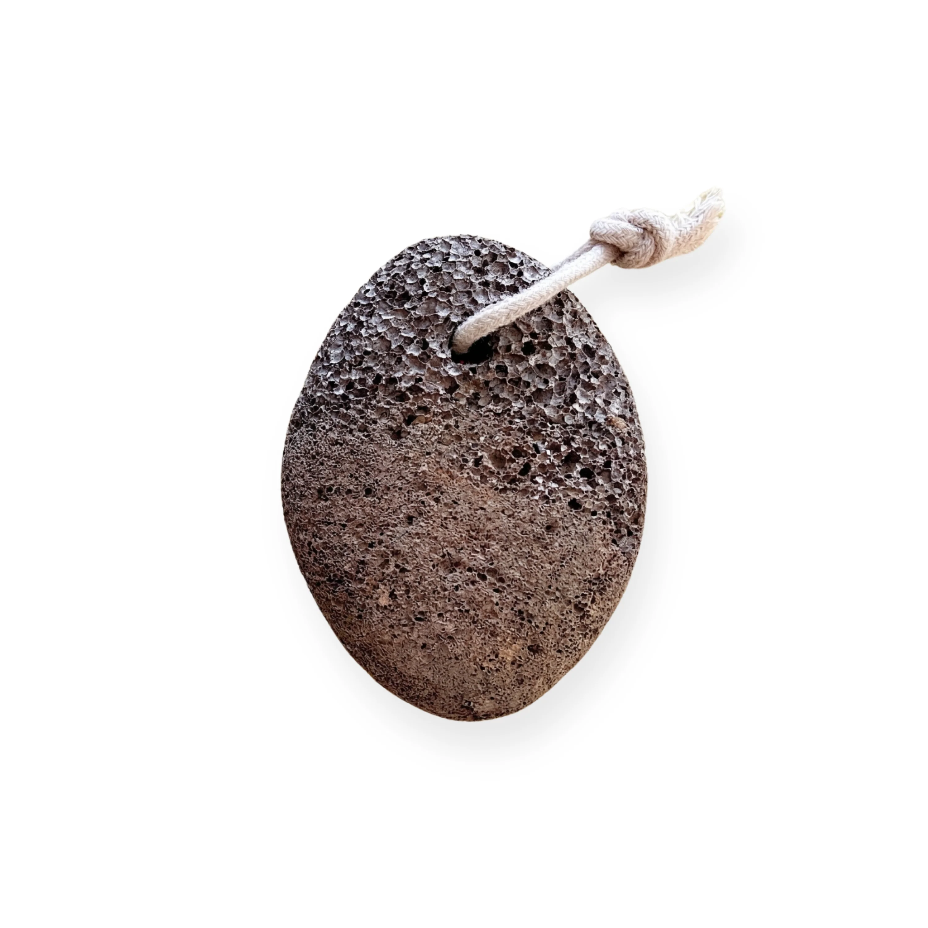 Official Me Mother Earth Lava Pumice Stone with Cotton Hanging Loop Detailed