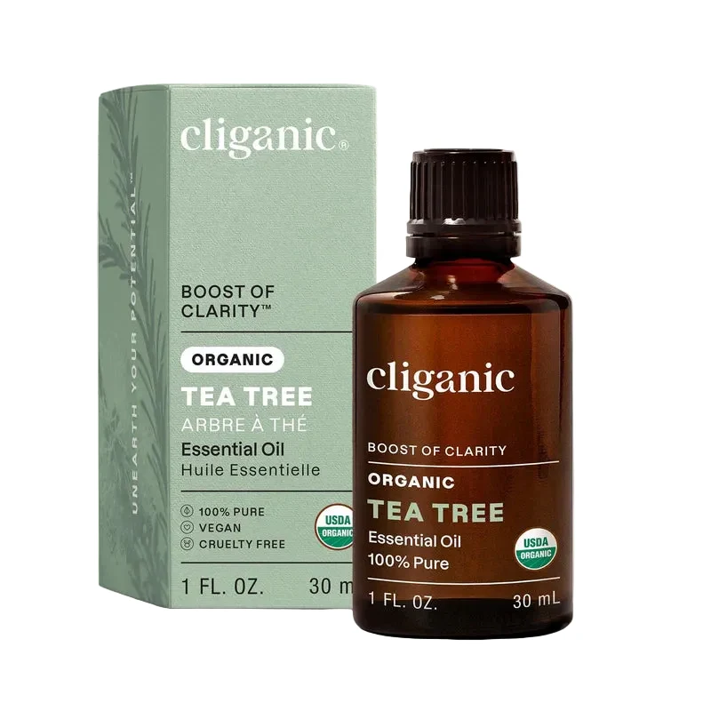 Proven Cliganic Organic Tea Tree Essential Oil - Boost of Clarity Lightweight