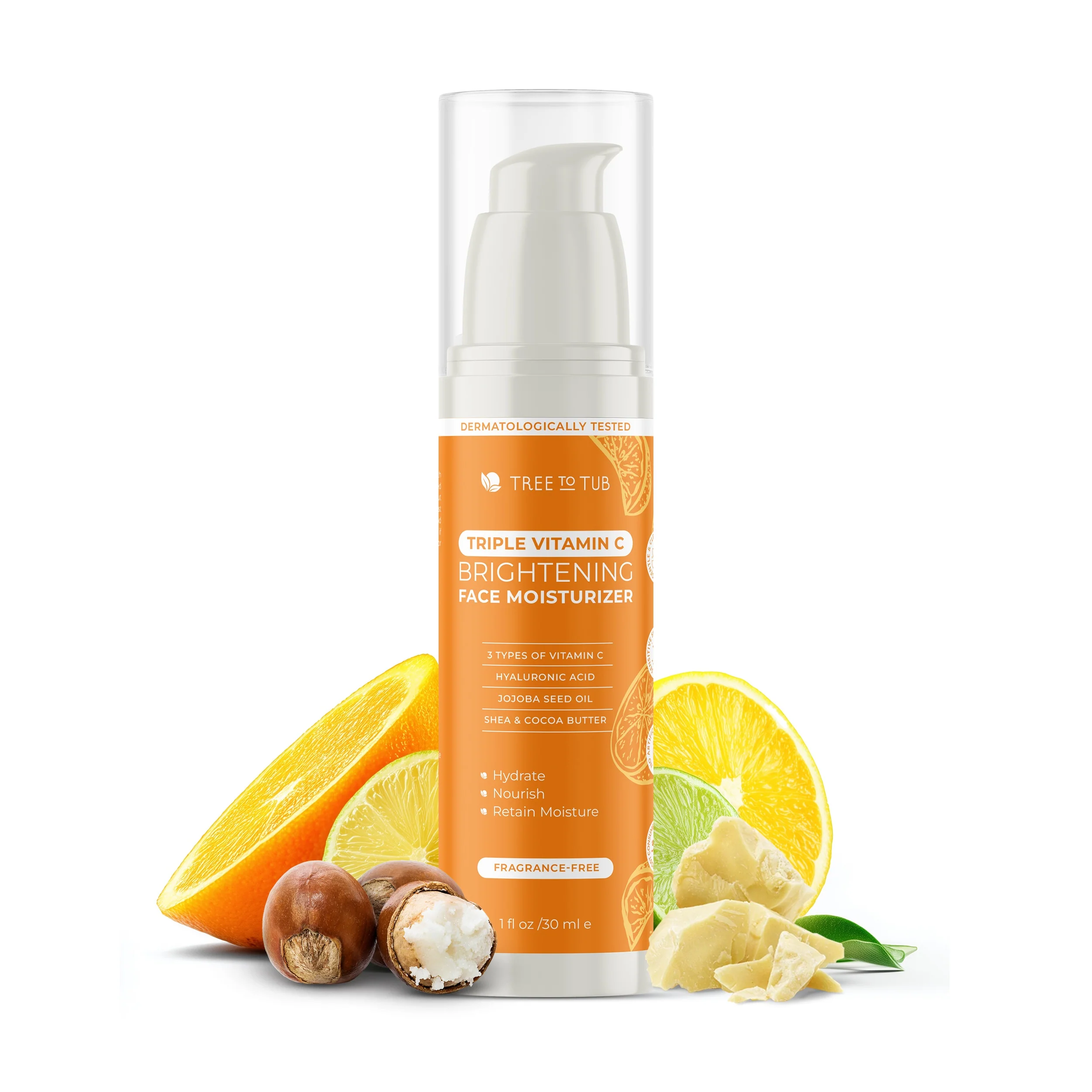 Versatile Tree To Tub Brightening Face Moisturizer - Triple Vitamin C Unique