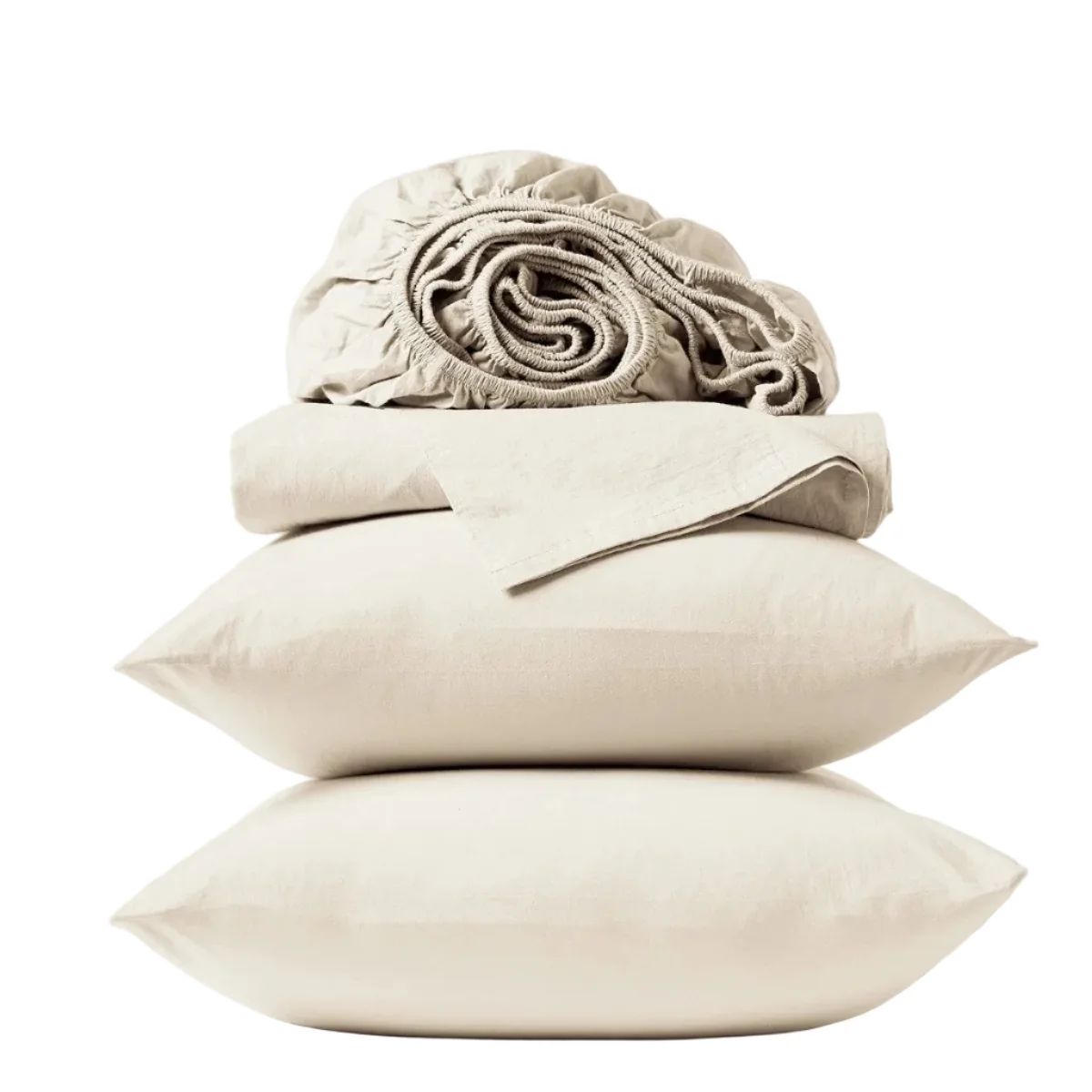 Smart Coyuchi Organic Crinkled Percale™ Sheet Set Breathable