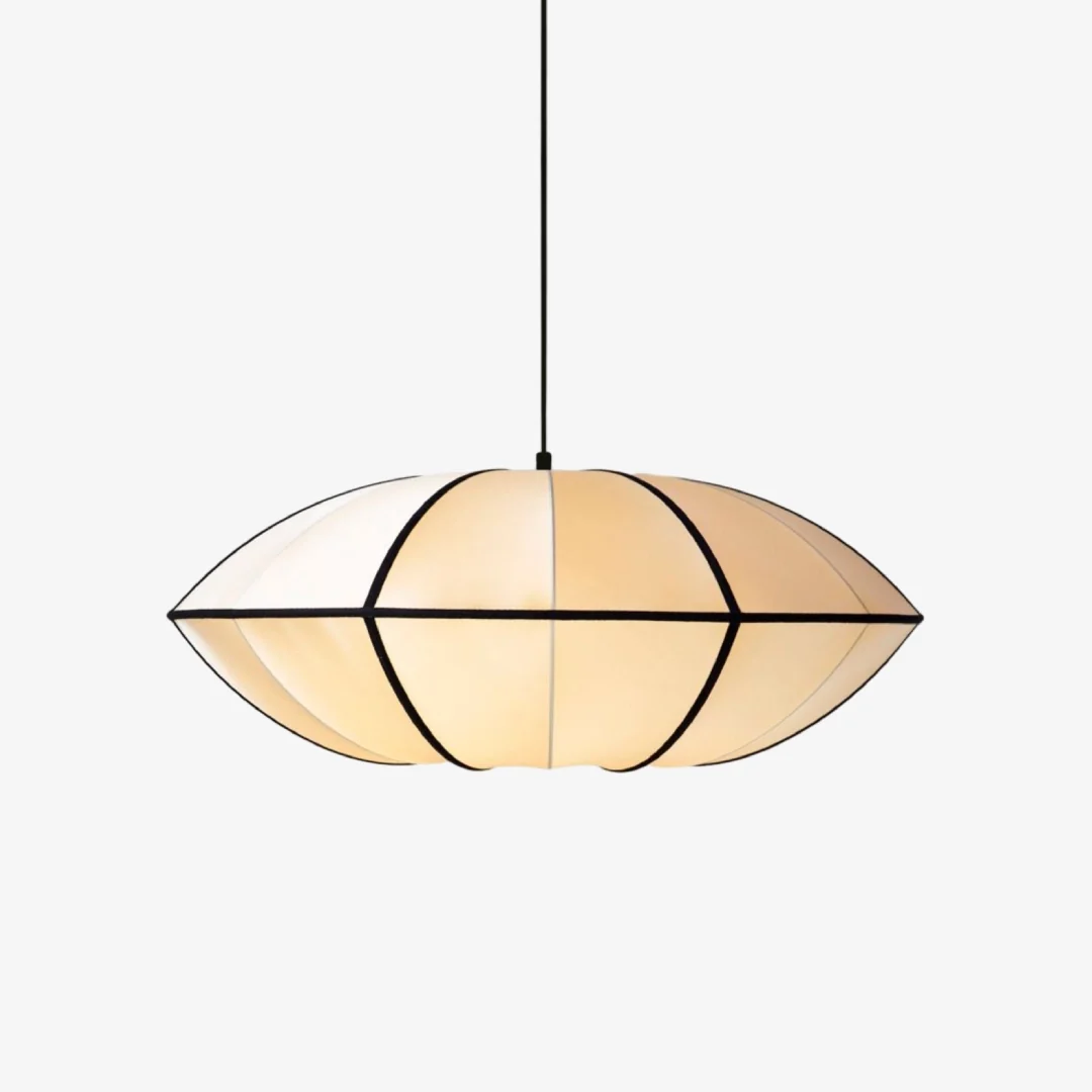 Superior Silk Pendant Light Organic