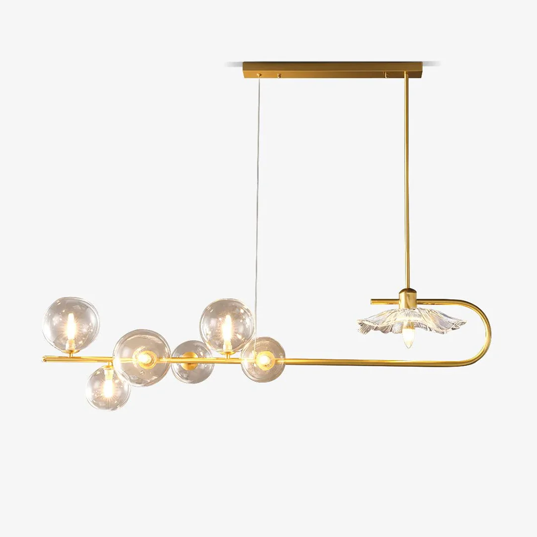 Breathable Man Made The Satellite Glass Chandelier Premium Material