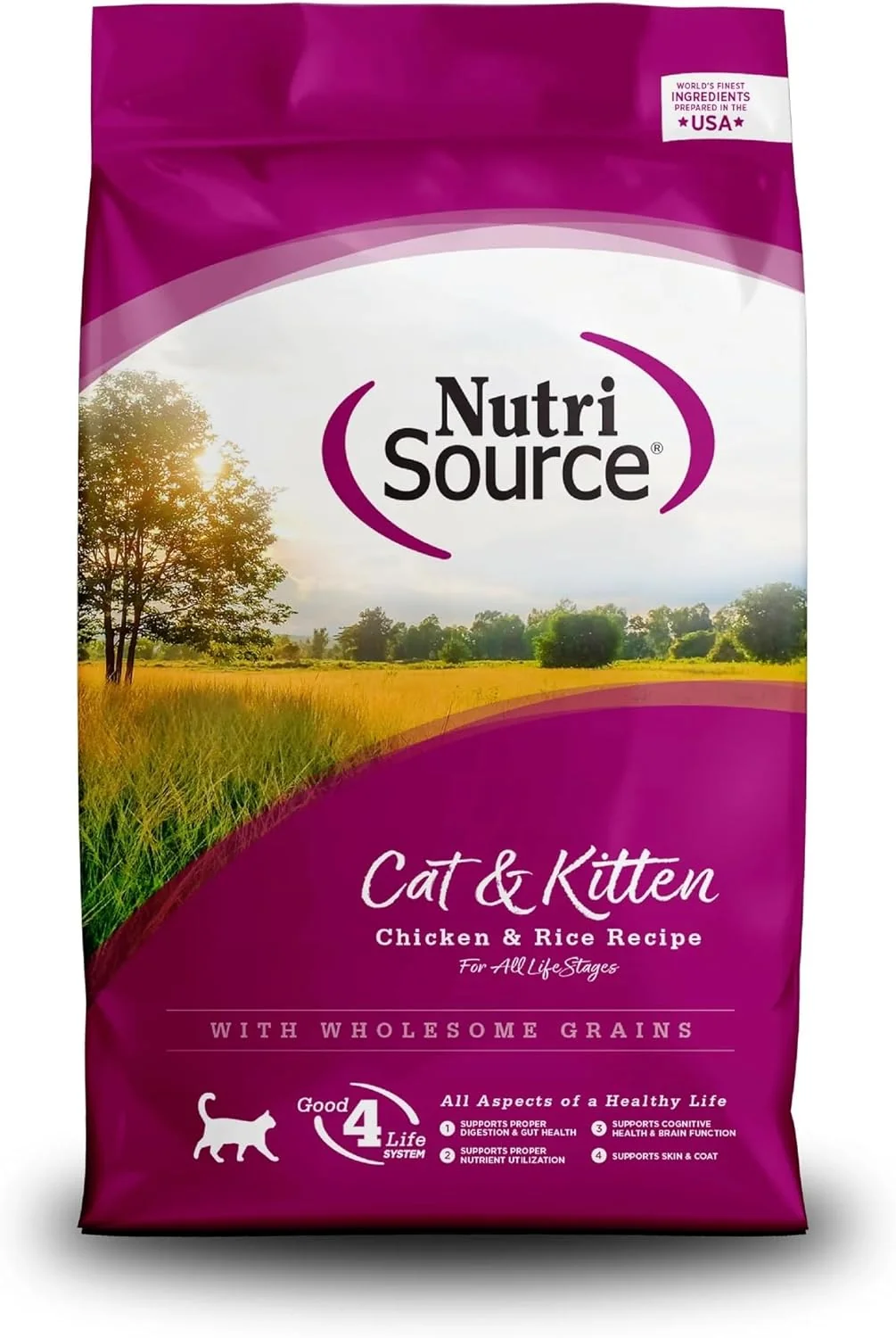 Innovative NutriSource Cat Kitten Food Chicken and Rice 4LB Sophisticated
