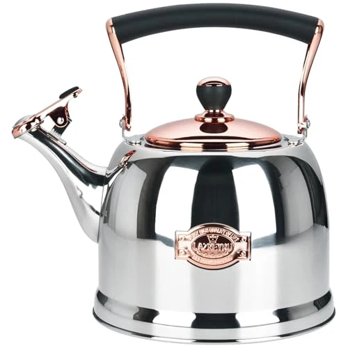 Detailed Tea Kettle Stainless Steel Teapot Luxury
