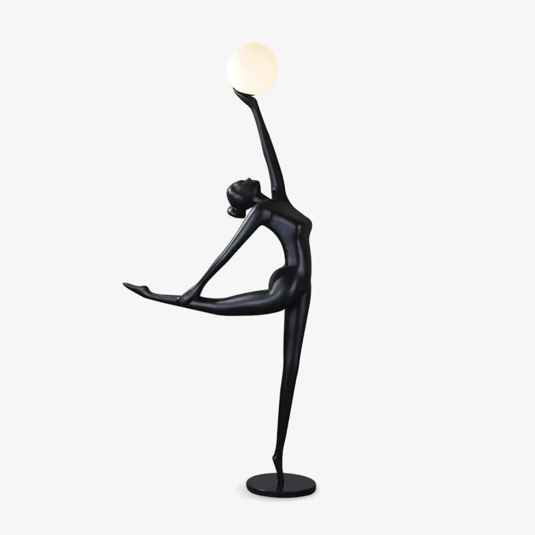 Versatile Ballet Dancer Sculpture Floor Lamp Elegant