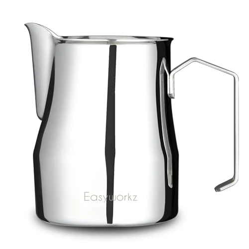 Soft Espresso Steaming Pitcher Stainless Steel 15 oz Coffee Frothing Picther Milk Jug Cappuccino Latte Art Cup Official