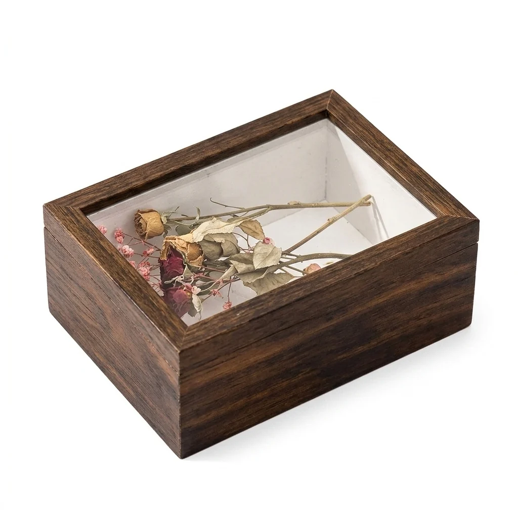 Efficient Shadow Box Display Frame for Flowers Medals Keepsakes Smart