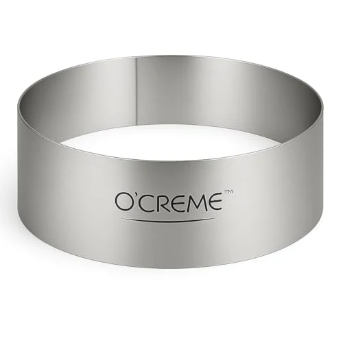 Sophisticated Cake Ring Sturdy Stainless Steel Round Mousse Cake Ring Mold for Baking High-End