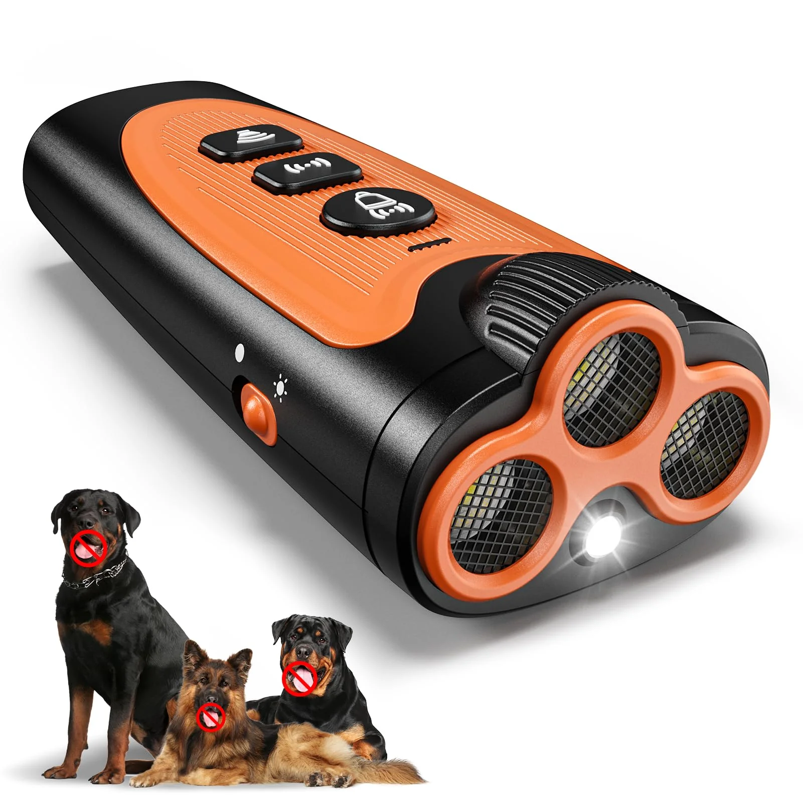Trendy NoxLumina Dog Bark Deterrent Device — 3X Ultrasonic 23ft Range 6 Modes Fast