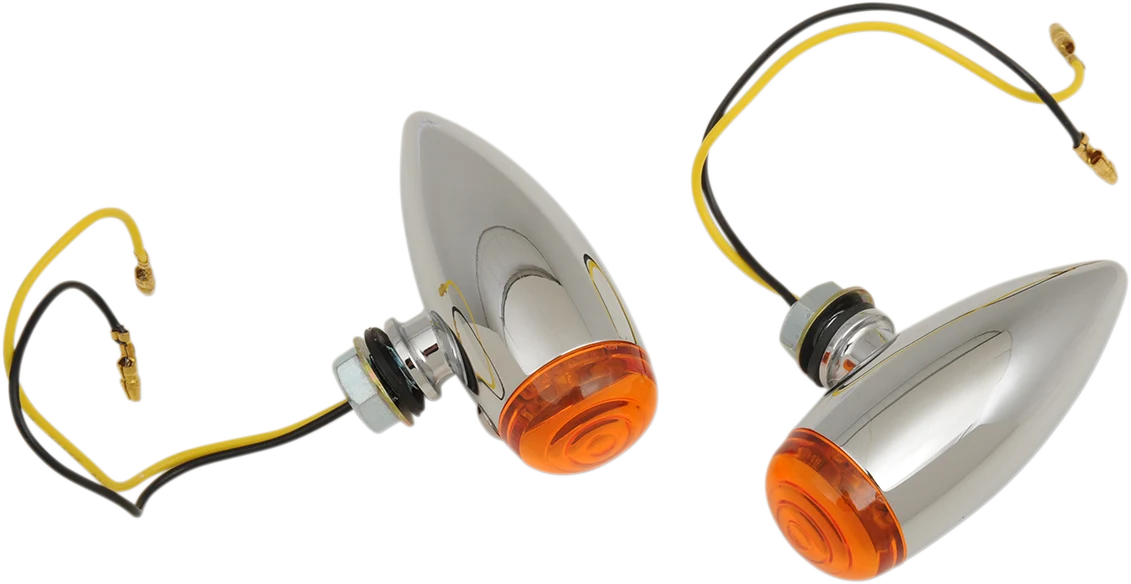 Sophisticated DRAG SPECIALTIES Bullet LED Marker Lights - Smooth - Amber 20-6589D Breathable