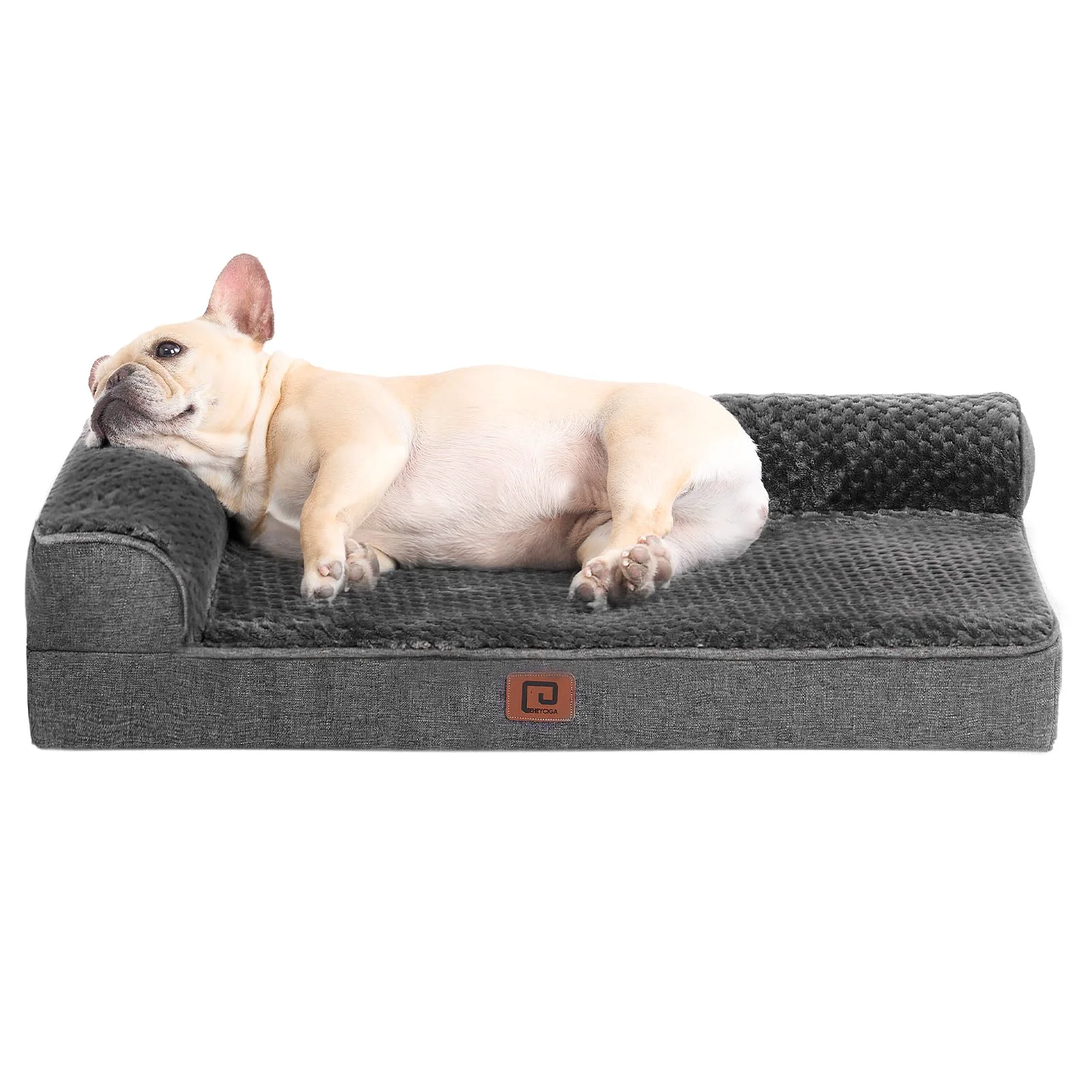 Expertly Made EHEYCIGA Memory Foam Dog Bed for Medium Dogs Waterproof Orthopedic with Washable Cover 30x20x6 in Clean