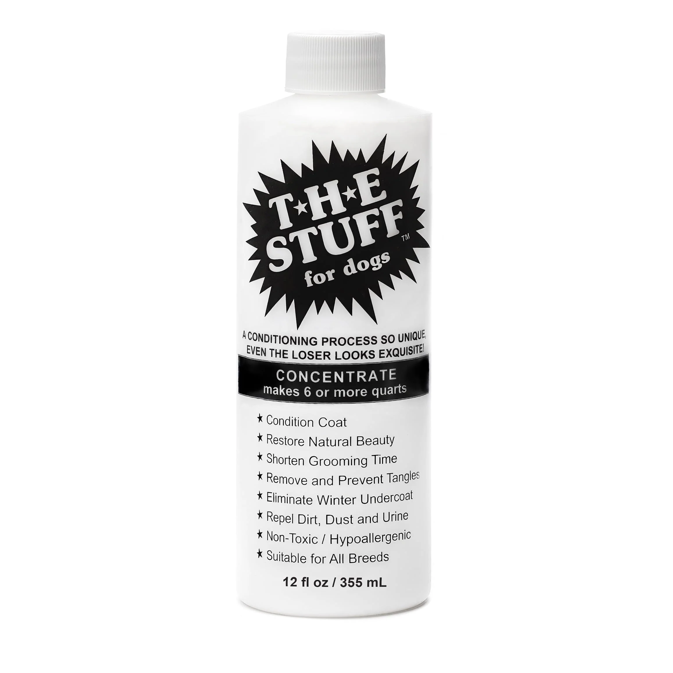 Organic The Stuff Leave-in Dog Conditioner Detangler Spray — 12oz Concentrate 15 1 World-Class