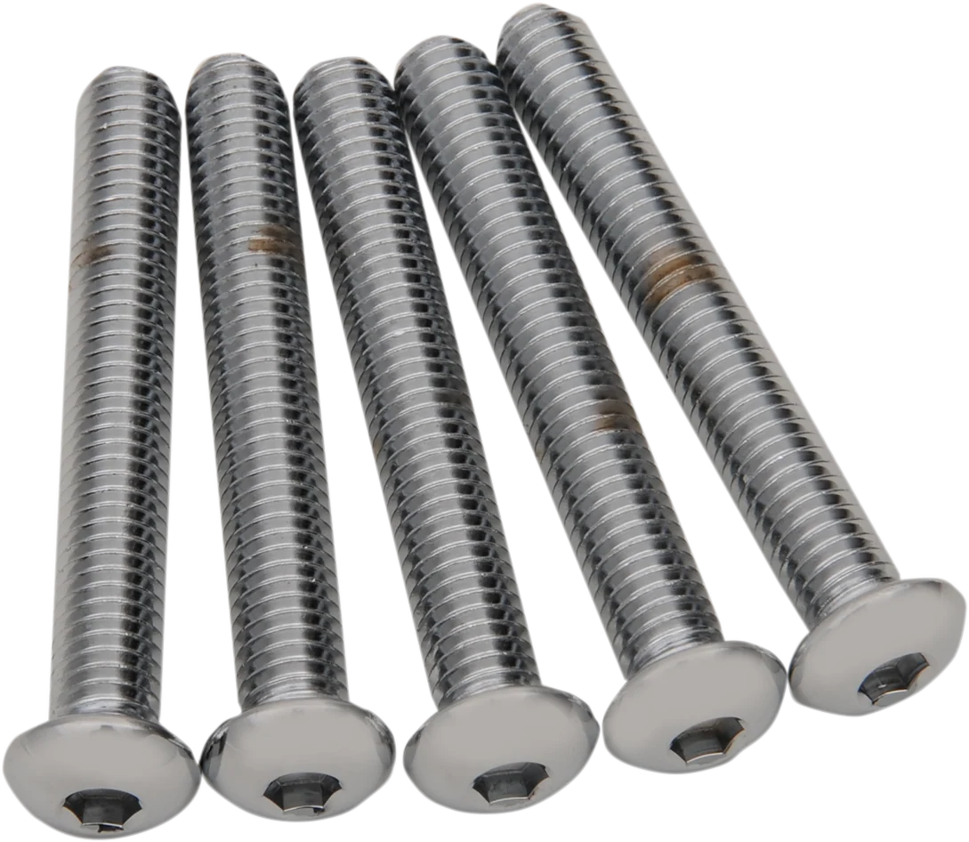 Luxury DRAG SPECIALTIES Bolts - Button Head - 3 8 -16 x 3 - 5 Pack MPB836 Smooth