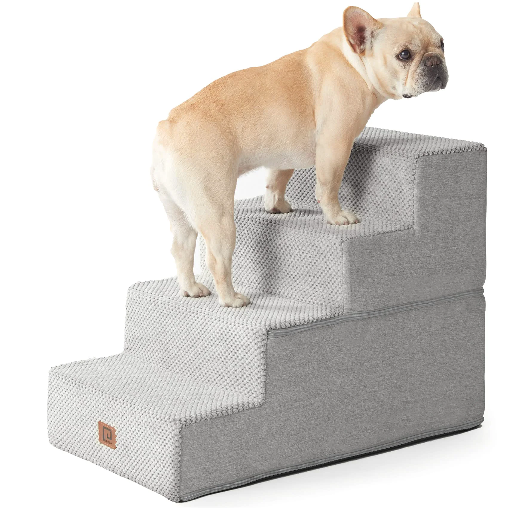 High-Quality EHEYCIGA Dog Stairs for Bed 18in H • 4-Step Non-Slip Pet Steps for Small Dogs Cats Original
