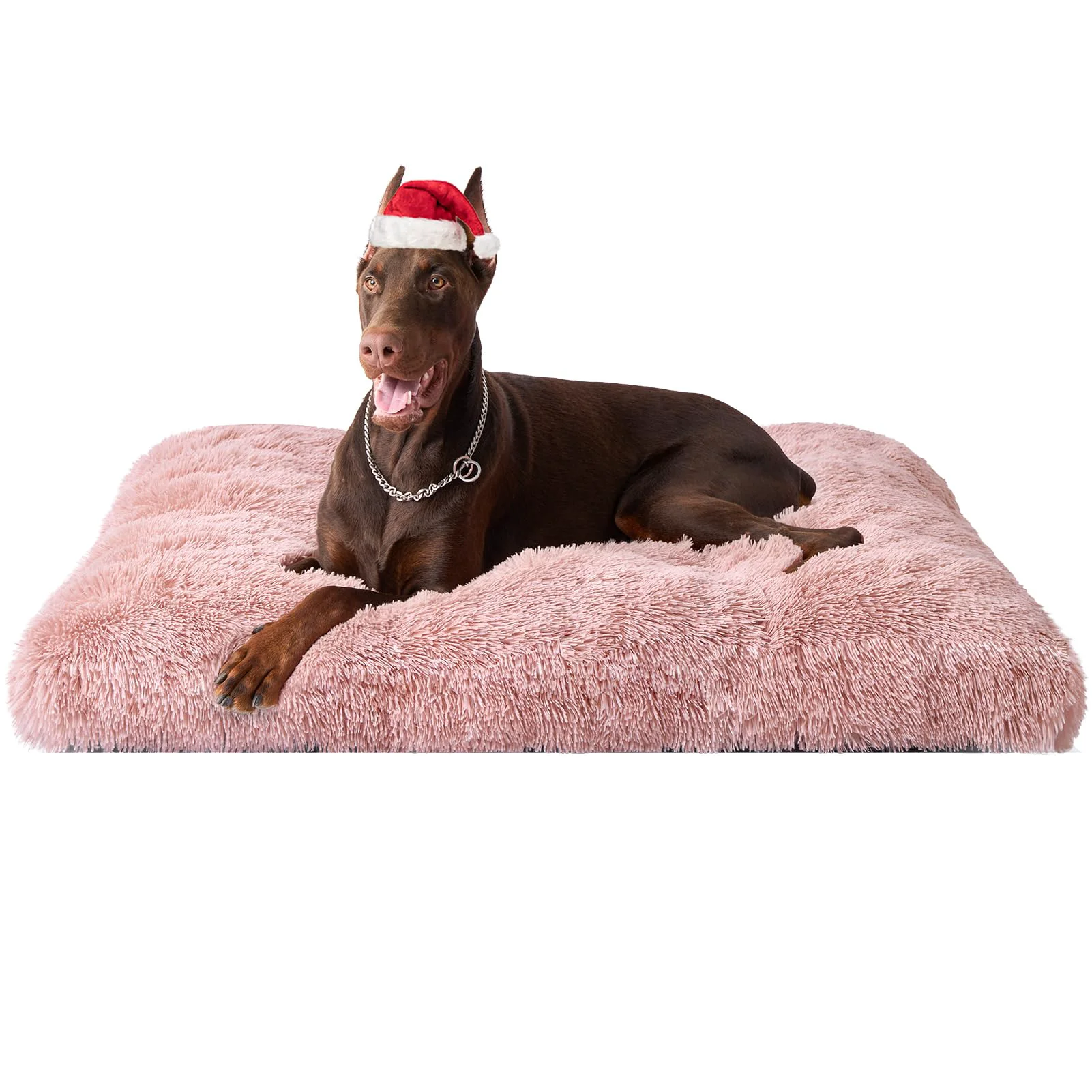 Dependable EHEYCIGA Fluffy XXL Dog Crate Pad – Plush Faux Fur Bed for Extra Large Pets Calming Washable Original Design