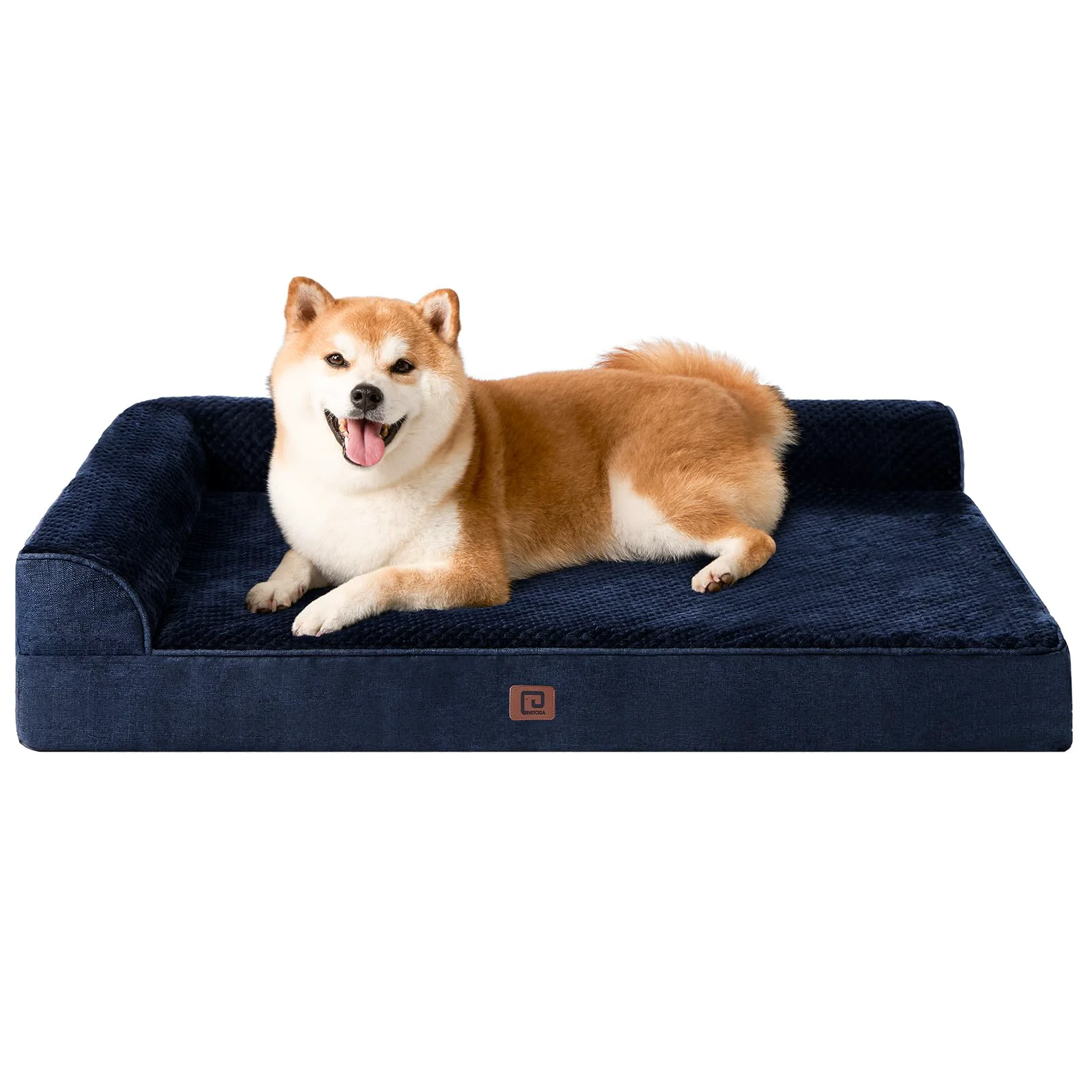 Artisan EHEYCIGA Memory Foam Dog Bed – Large Orthopedic Waterproof Navy 36x27x6 Healthy